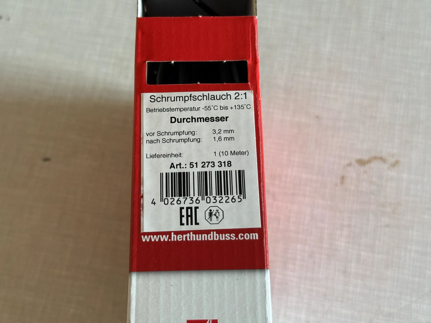 Original Herth+Buss Fahrzeugteile GmbH & Co. KG Schrumpfschlauch 10m 51273208