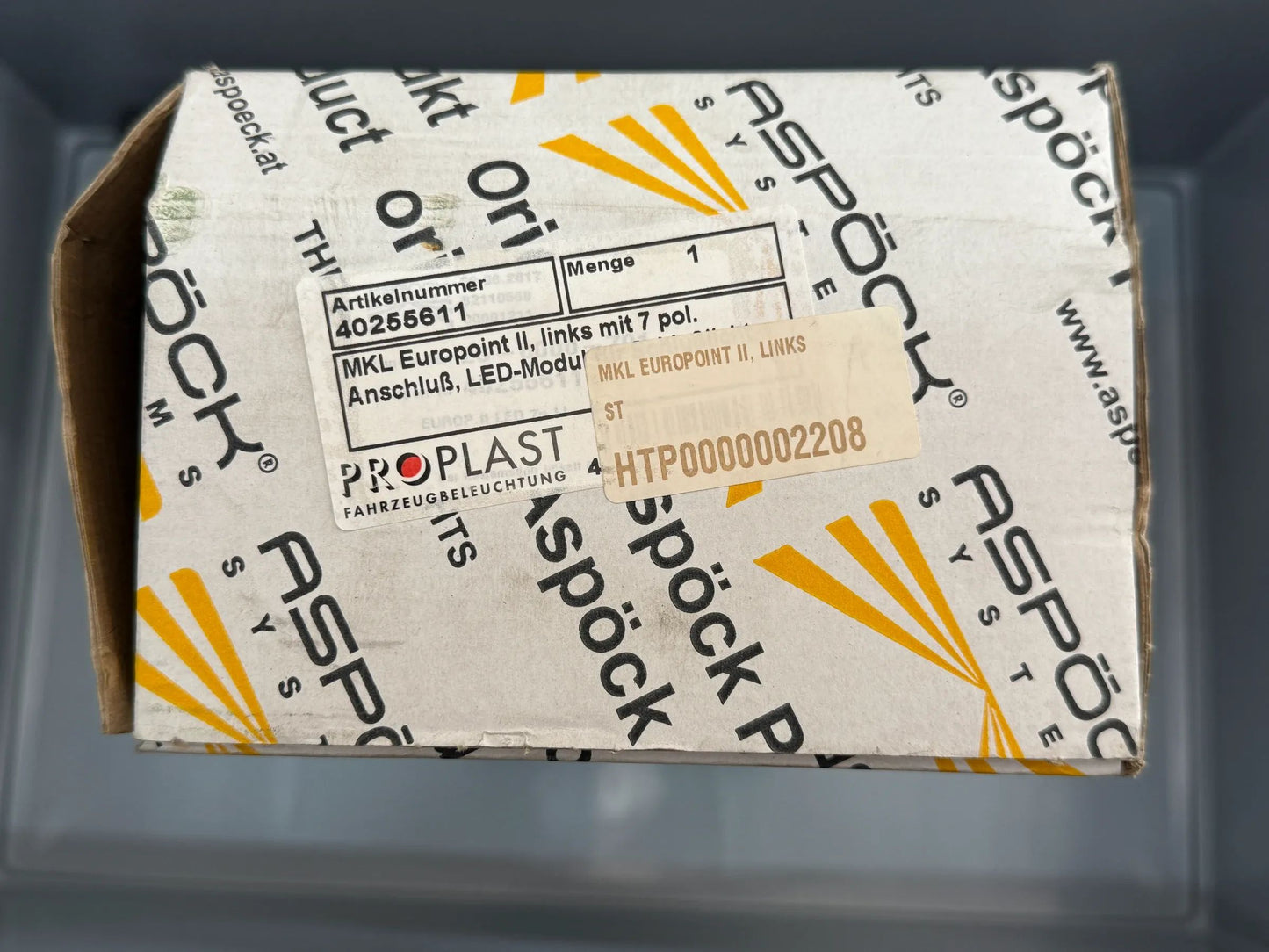 PROPLAST Fahrzeugbeleuchtung GmbH Heckleuchte EUROPOINT II Links 40255611 NEU