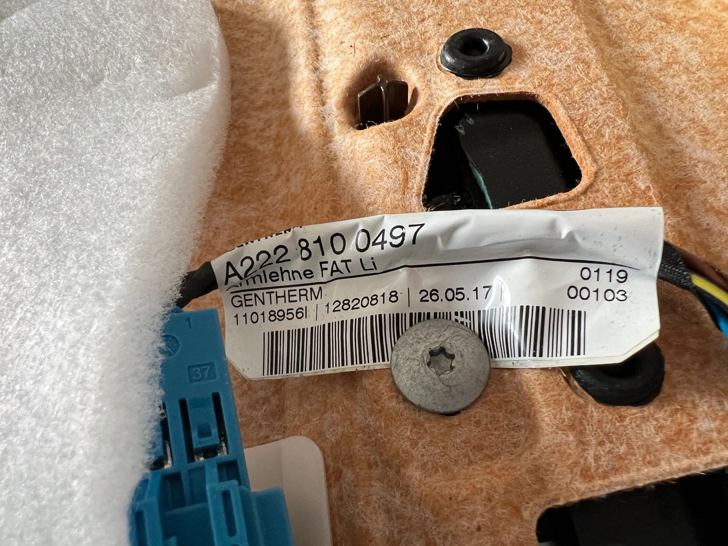 Original Mercedes-Benz S-Klasse W222 Türverkleidung vorne links KOMPLETT NEU