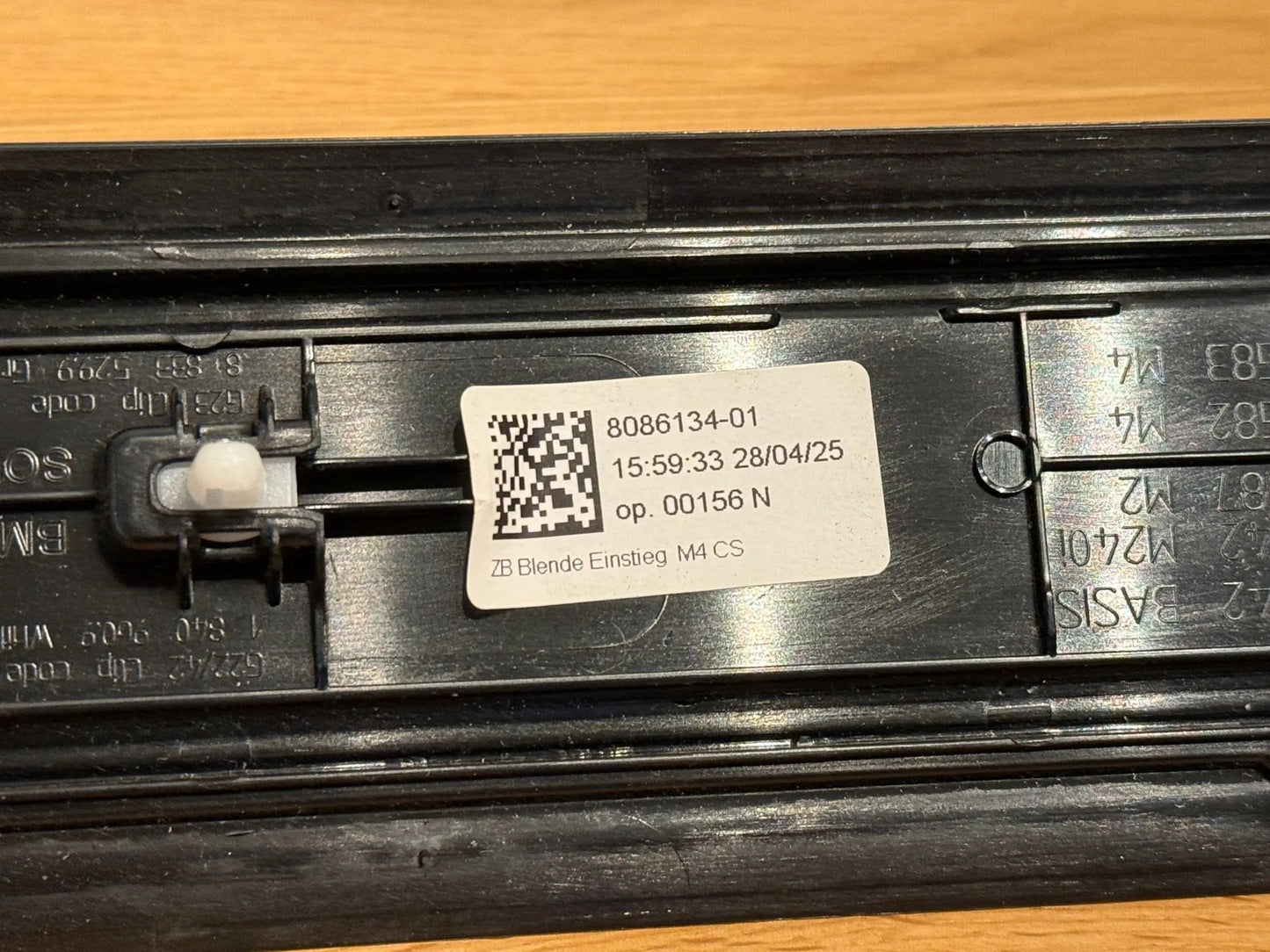 Original BMW M4 CS Einstiegsleiste 8086134 NEU