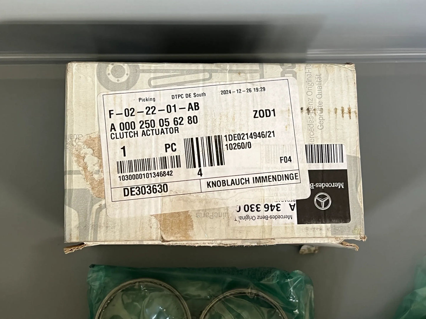Original Mercedes-Benz KUPPLUNGSAKTUATOR A000250056280 NEU