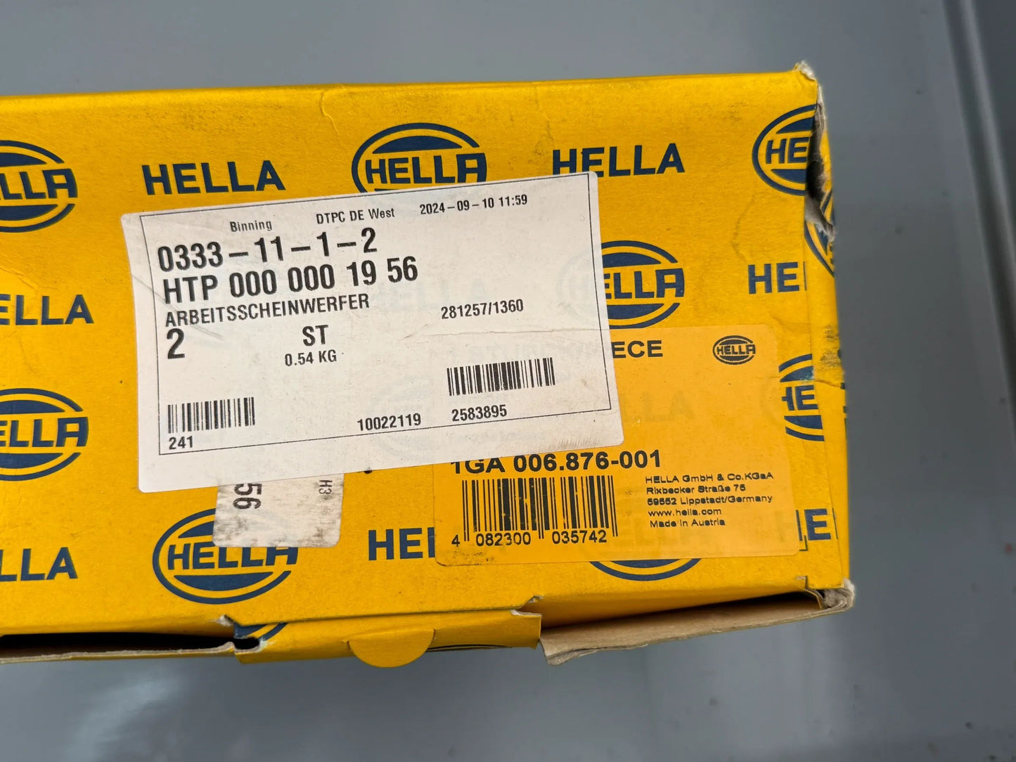Original Hella Arbeitsscheinwerfer 1GA 006 876-001 NEU