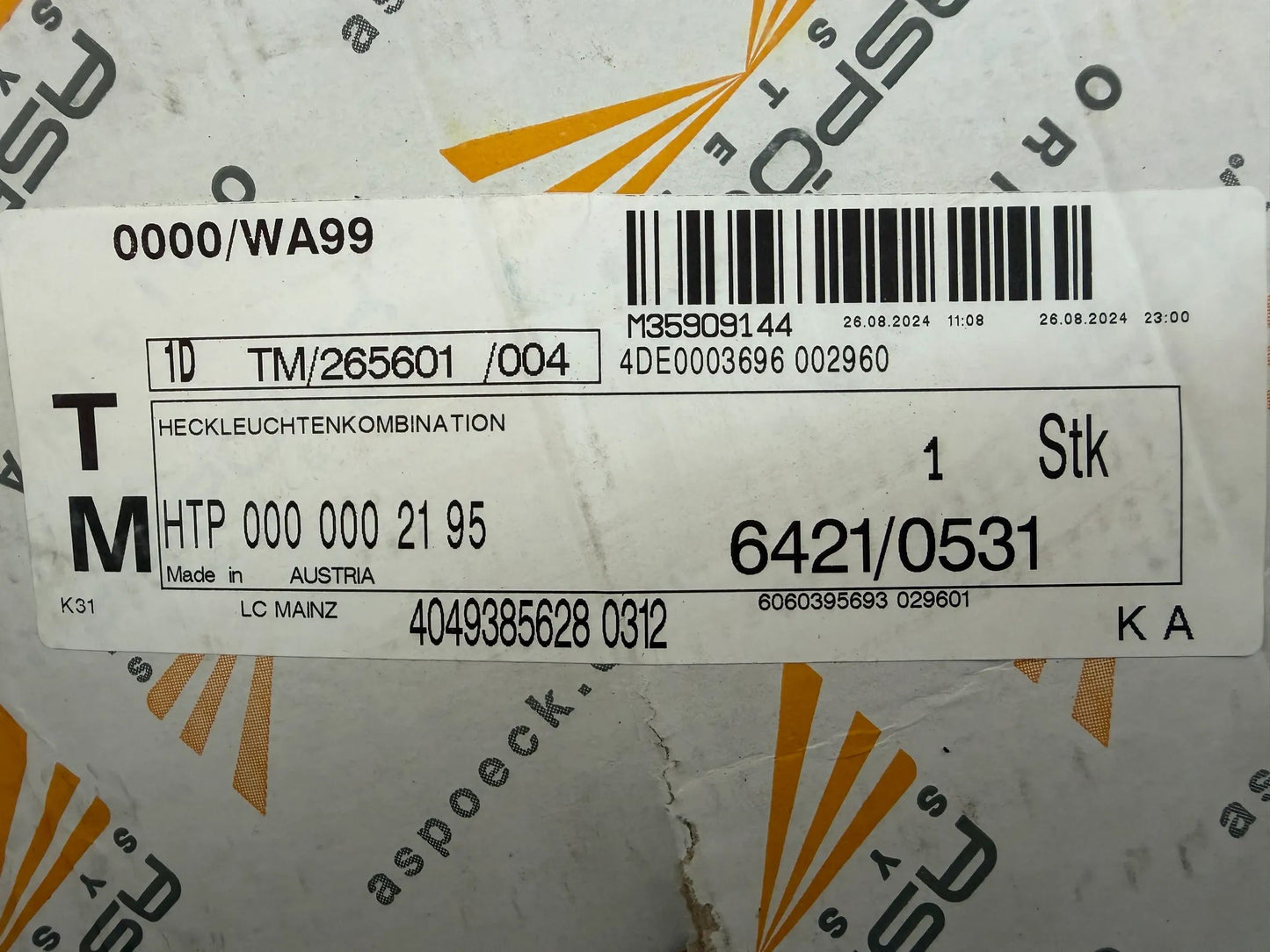 Original Aspöck Systems GmbH Ecopoint I Leuchte Rechts 25-2610-001 NEU
