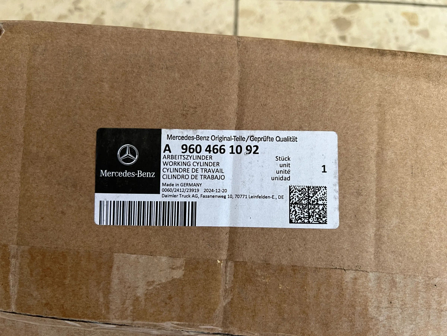 Mercedes-Benz Actros Arbeitszylinder, Servolenkung A9604661092 NEU