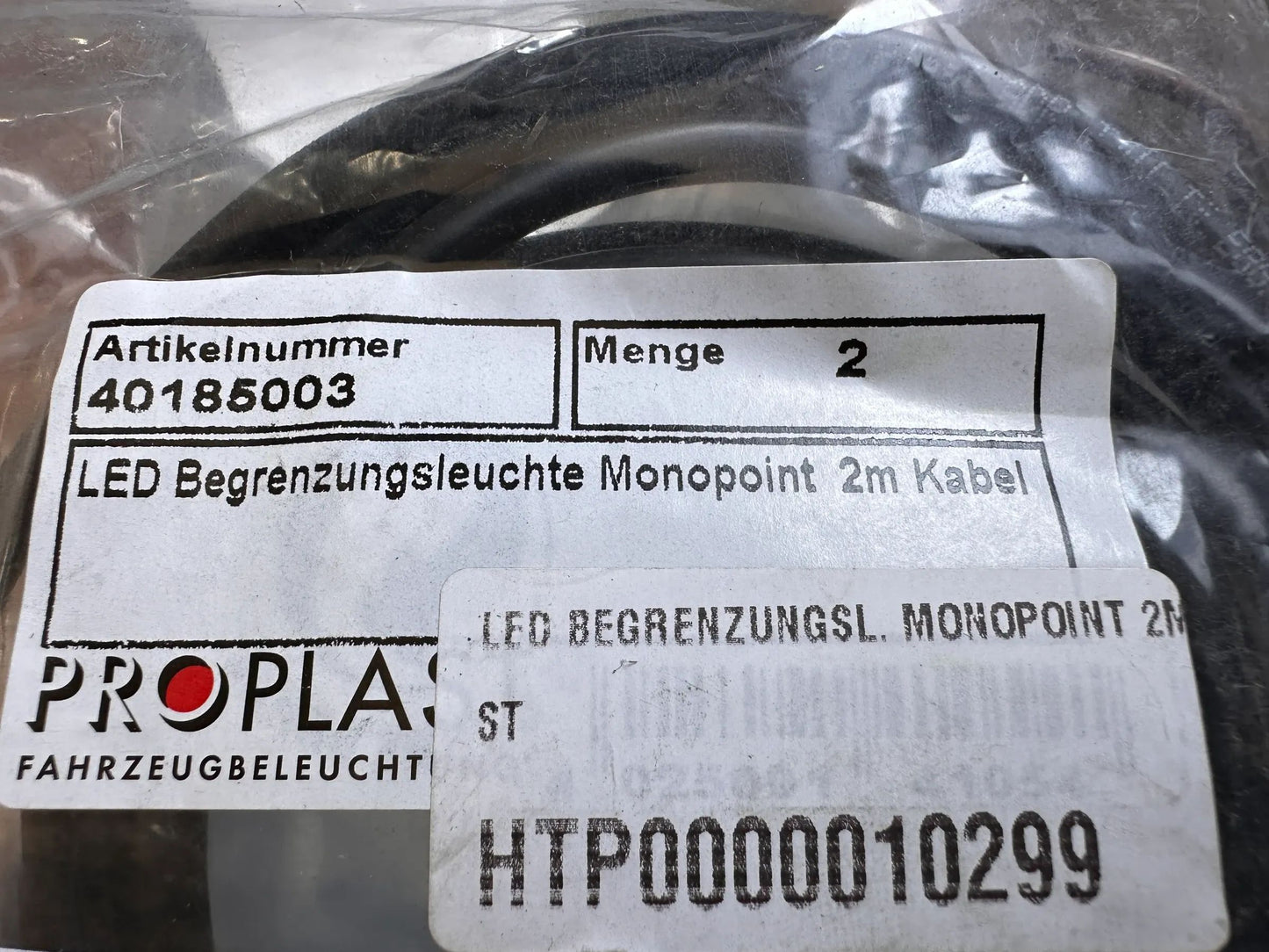 Original PROPLAST Fahrzeugbeleuchtung GmbH Umrissleuchte 40185003 NEU
