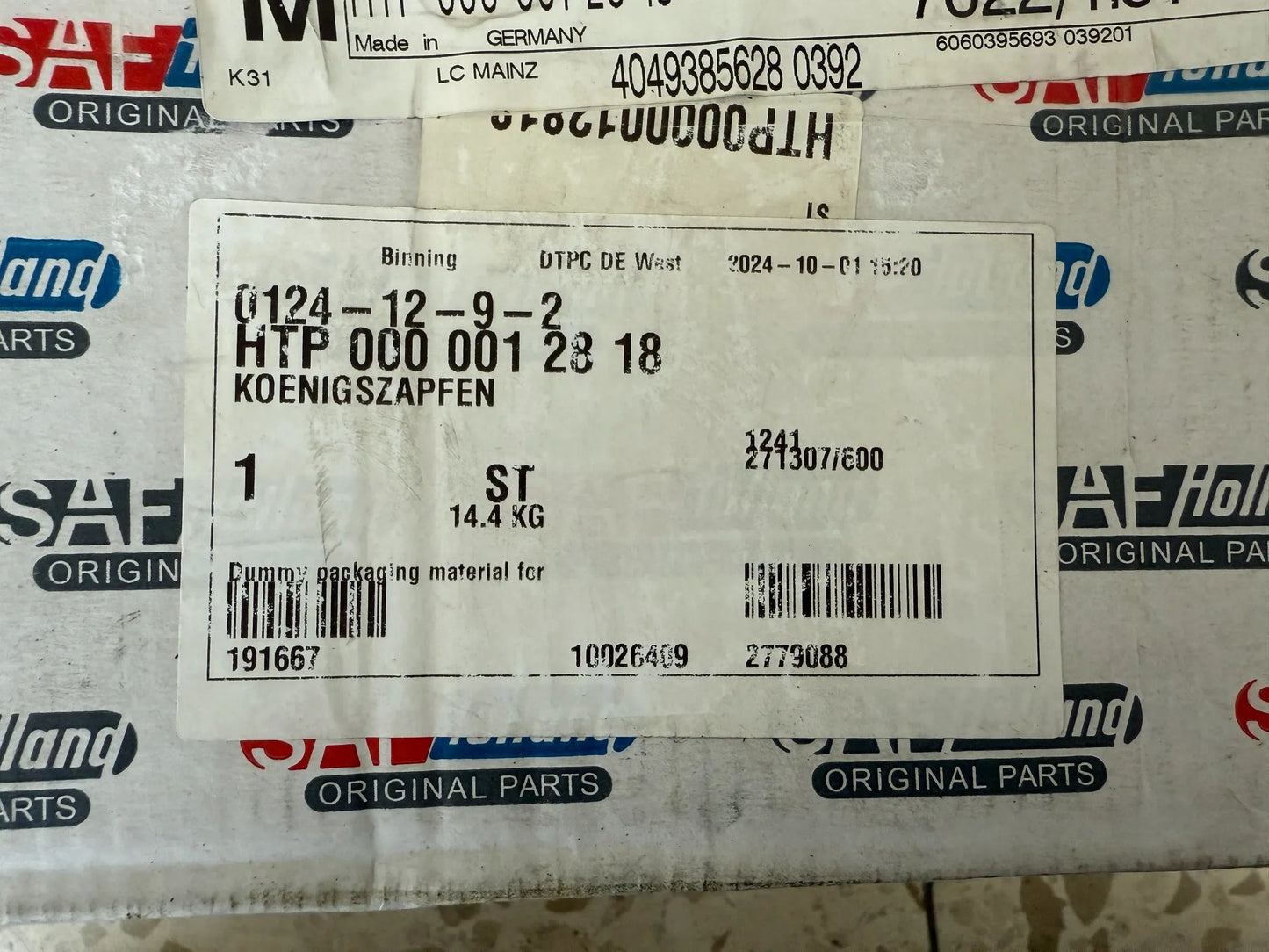 Original SAF Königszapfen KIT - 662101109K NEU