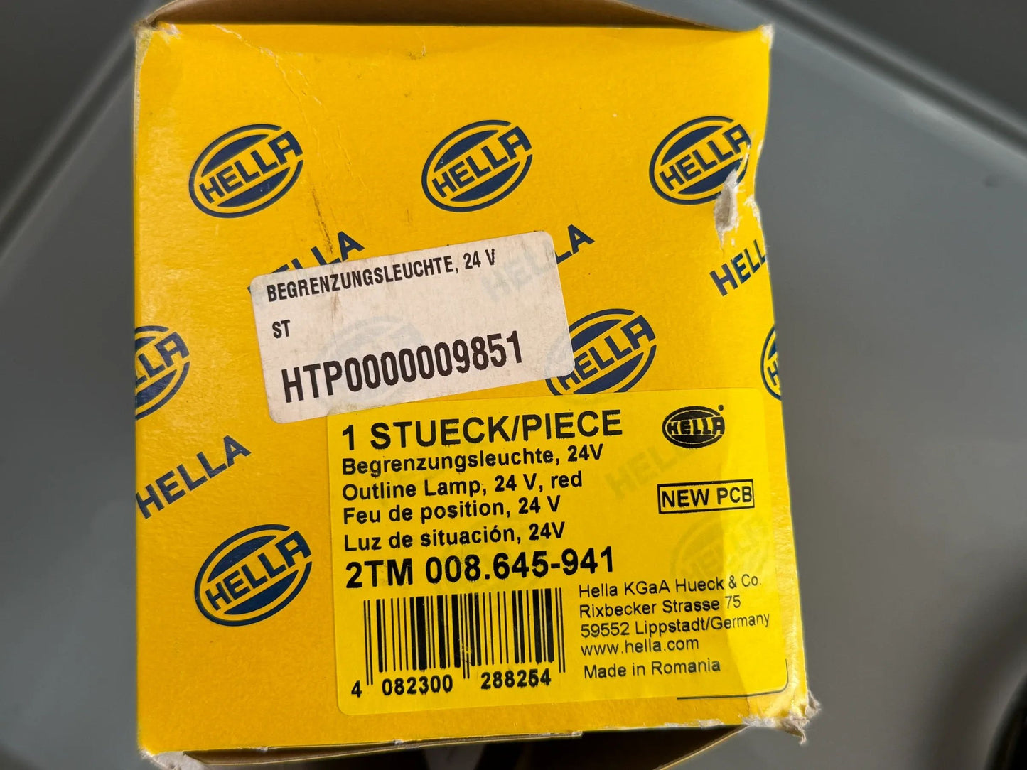 Original Hella Begrenzungsleuchte 2TM 008 645-941 NEU
