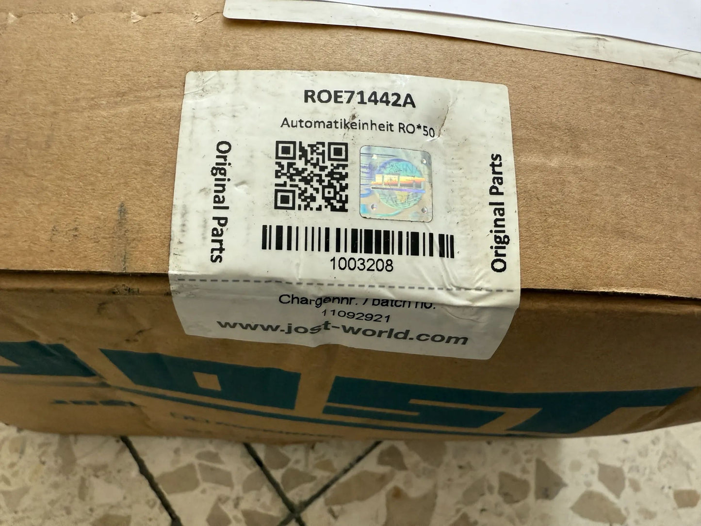 Original JOST ROCKINGER Automatikeinheit für RO 50 - ROE71442A NEU