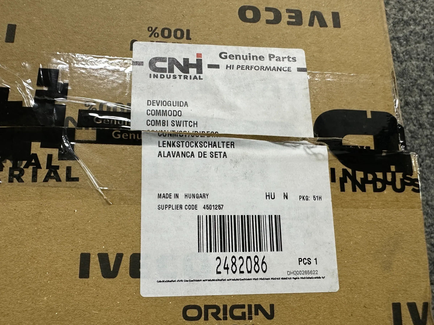 Original IVECO Lenkkstockschalter 2482086 NEU