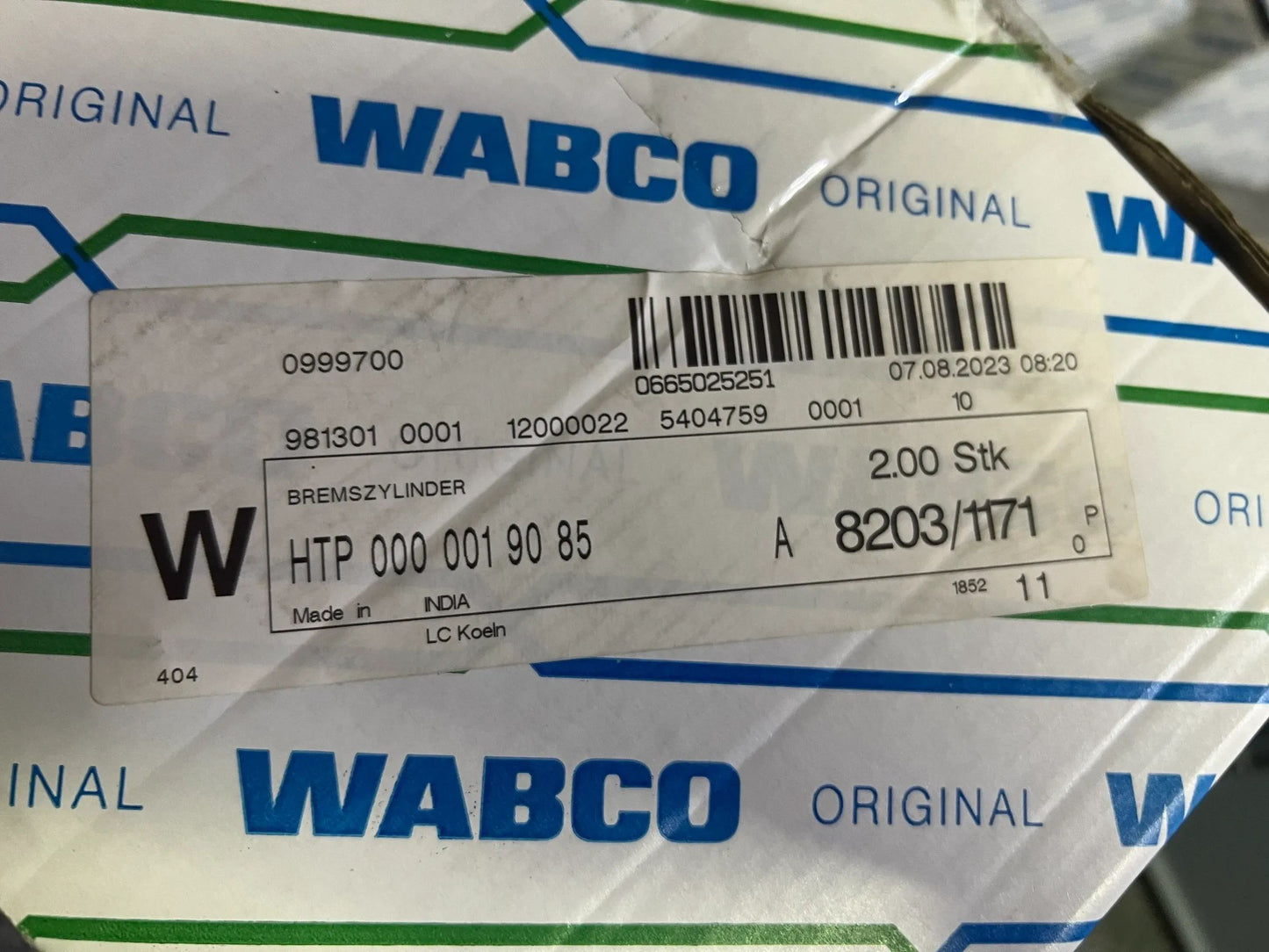 Original WABCO Doppelmembran-Bremszylinder 9253840290 NEU