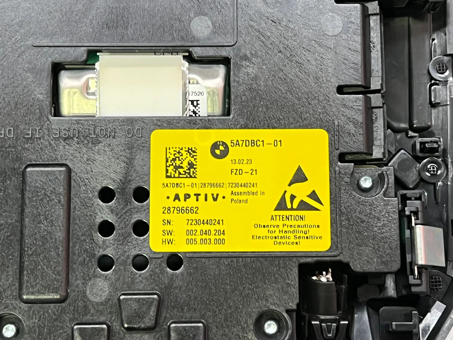 Original BMW I20 iX Funktionszentrum Dach 5A7DBC1 NEU