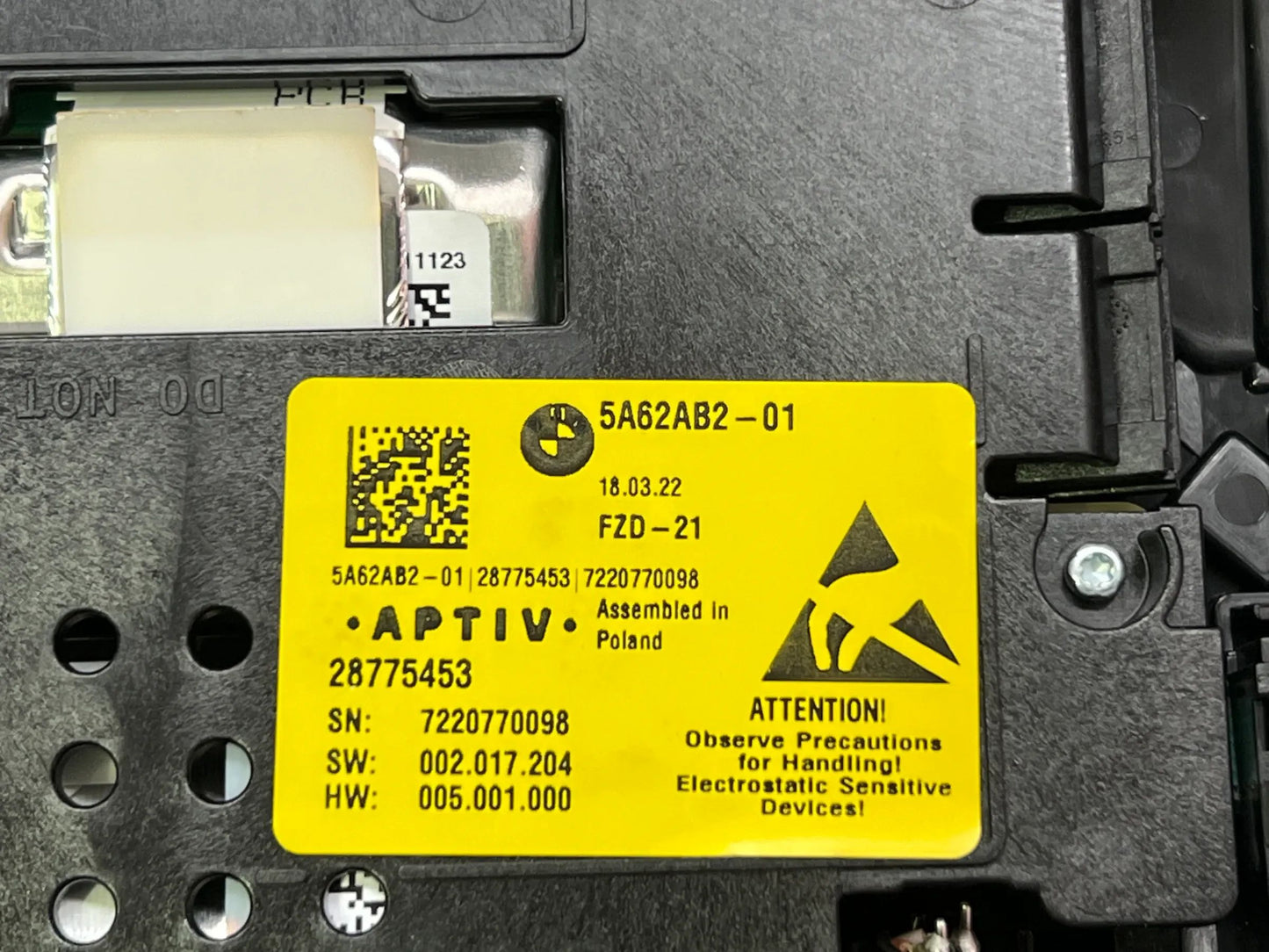 Original BMW i20 IX Funktionszentrum Dach 5A62AB2 NEU