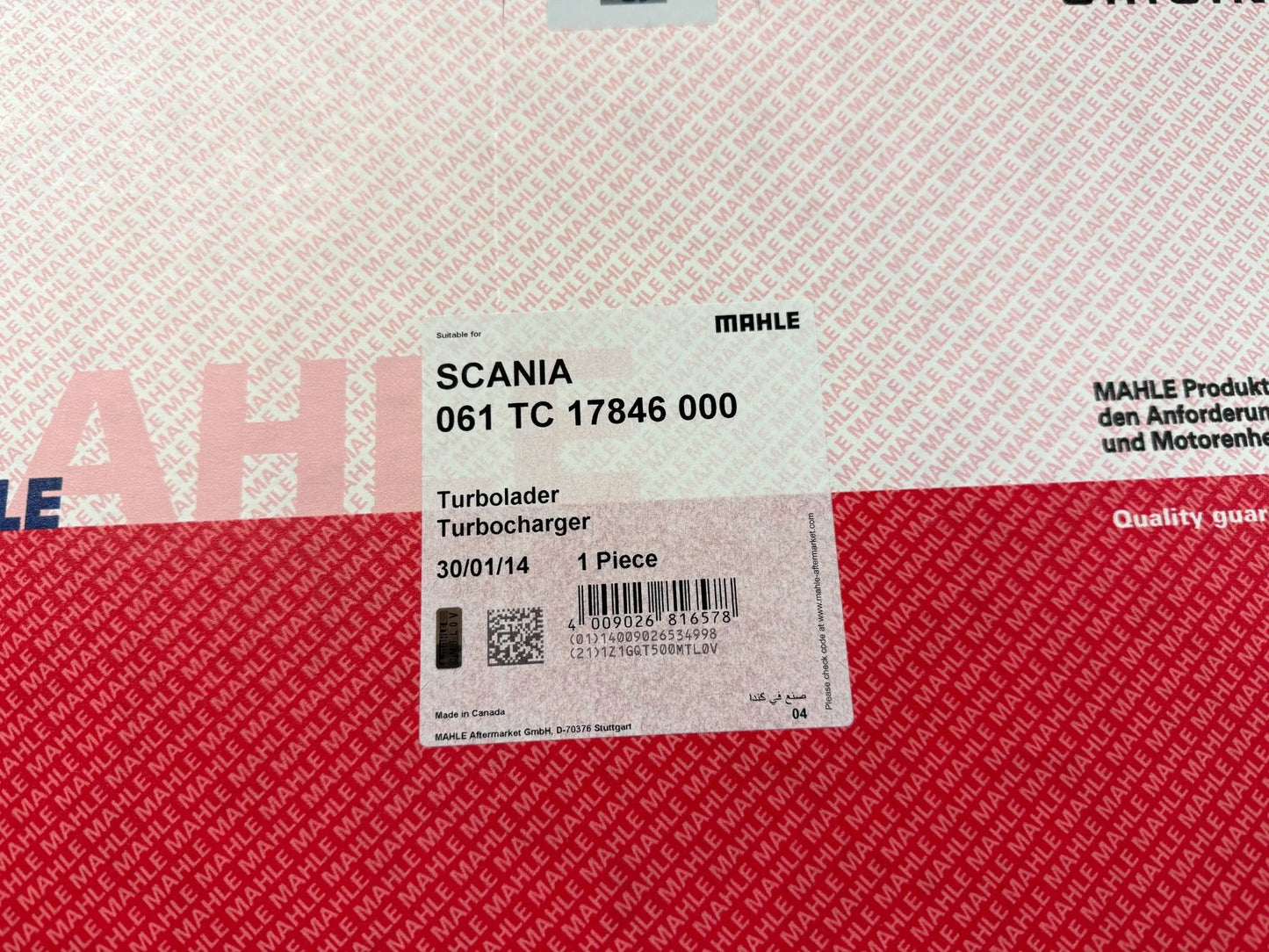 Original Mahle Scania Turbolader 061TC17846000 NEU