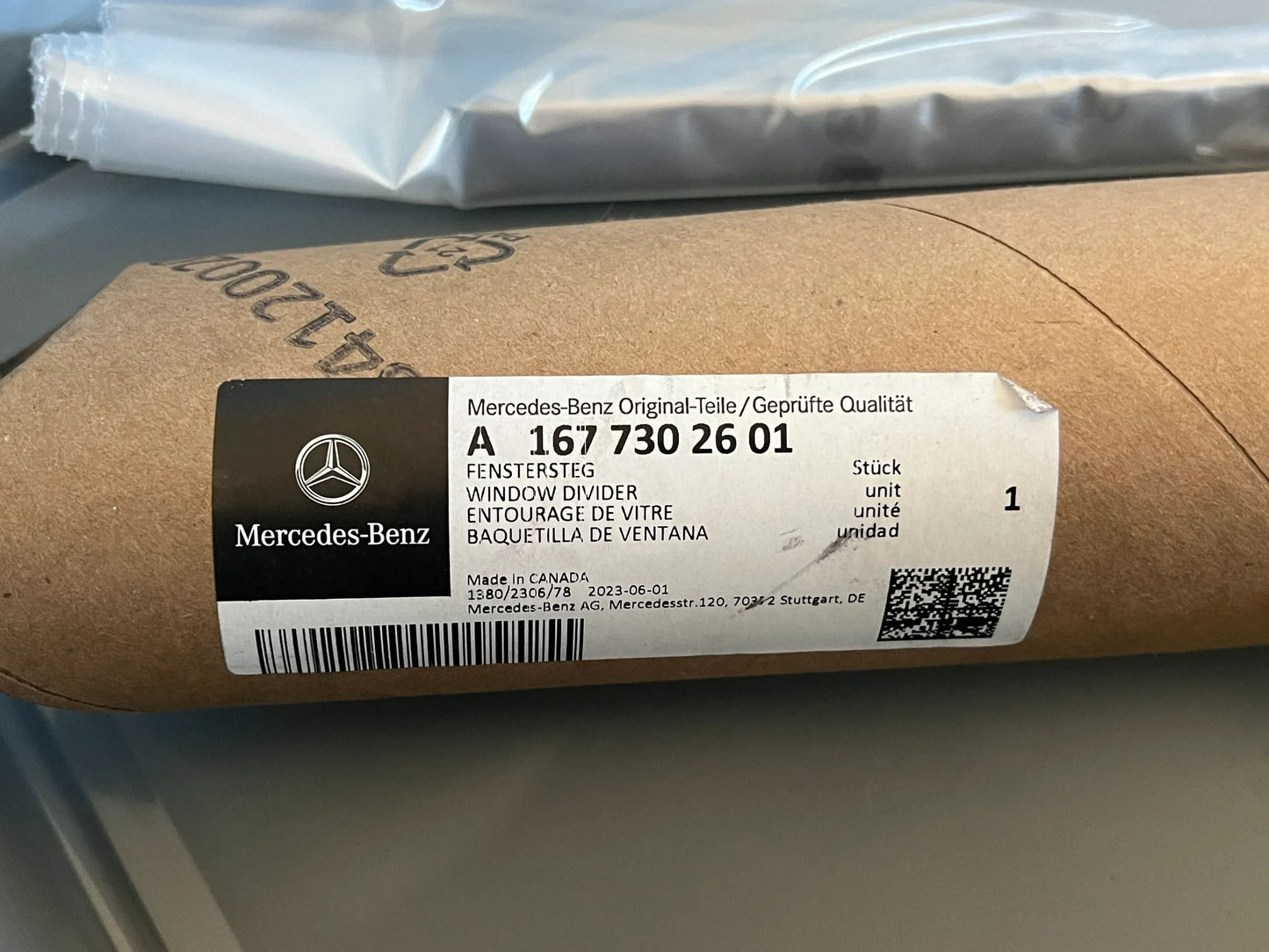 Original Mercedes-Benz W167 GLE/GLS Fenstersteg A1677302601 Fondtür rechts NEU
