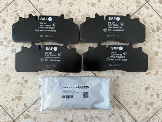 Original SAF Bremsbelag-Satz PAN 19 03057008001 NEU