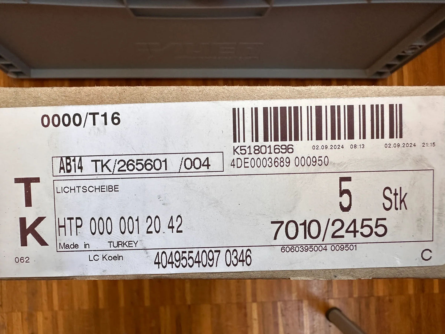 Original PROPLAST Fahrzeugbeleuchtung GmbH Rücklichtglas 40231112