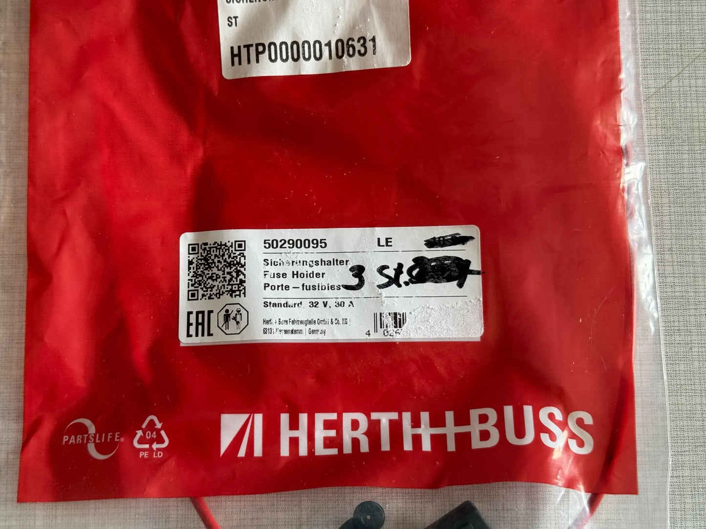 Original Herth+Buss Fahrzeugteile GmbH & Co. KG Sicherungshalter 50290095 NEU