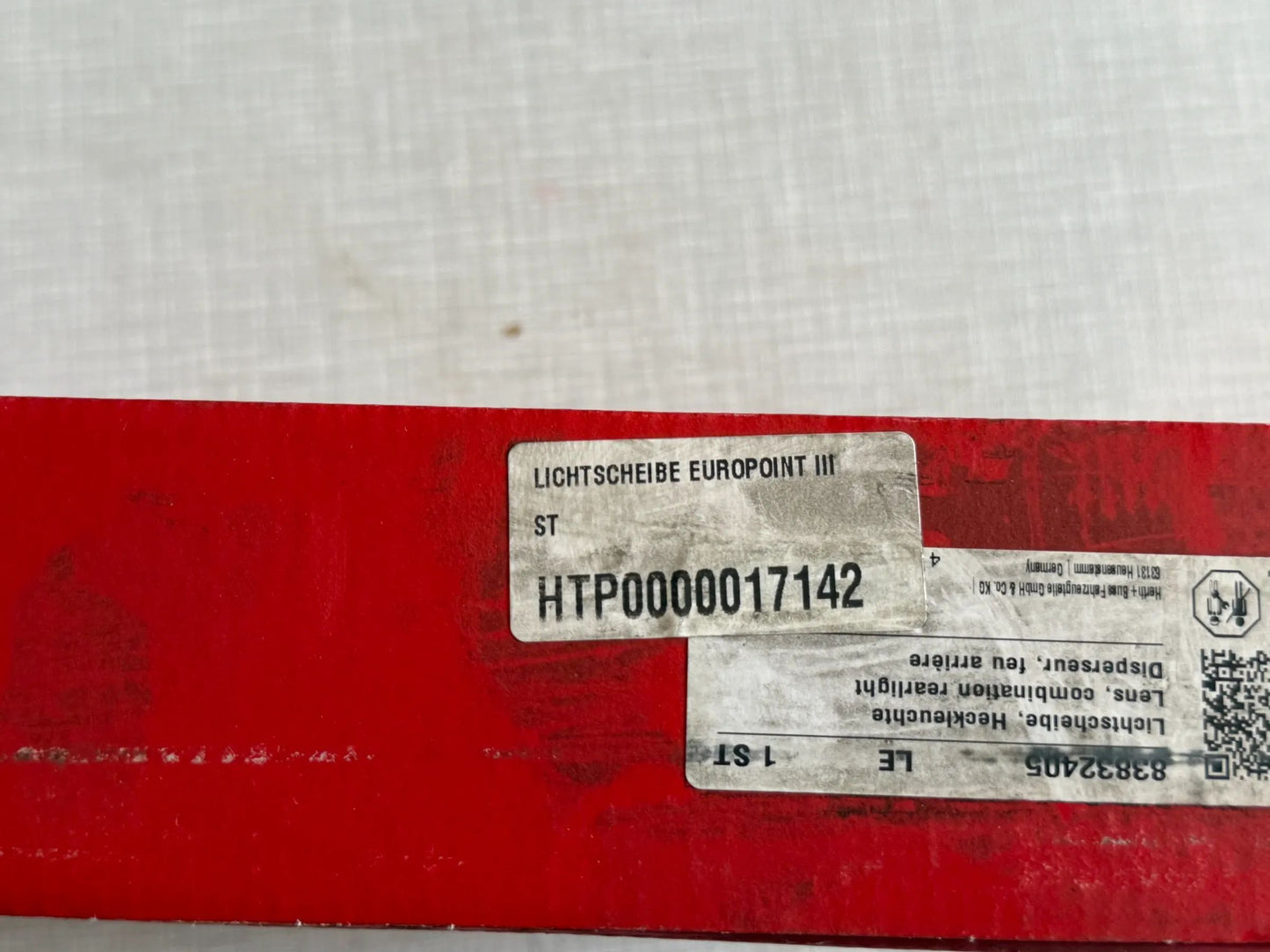 Original Herth+Buss Fahrzeugteile GmbH & Co. KG Rücklichtglas 83832405 NEU