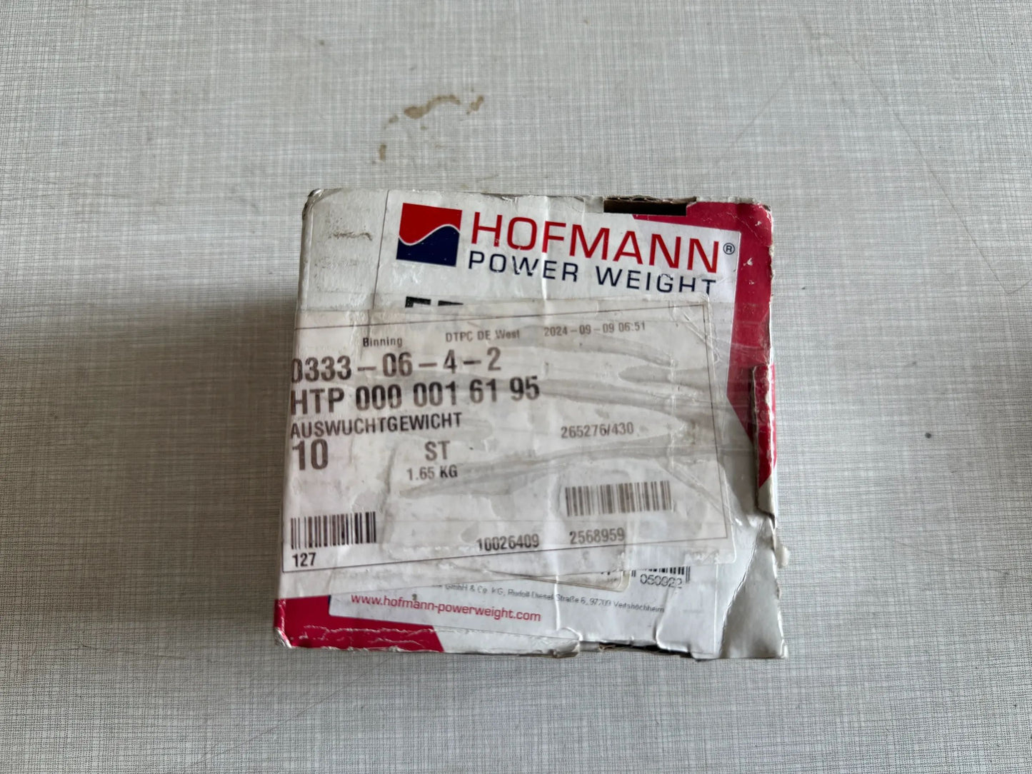 Original WEGMANN automotive GmbH Klebegewicht Typ 551, 150 g, Blei, Silber 10st