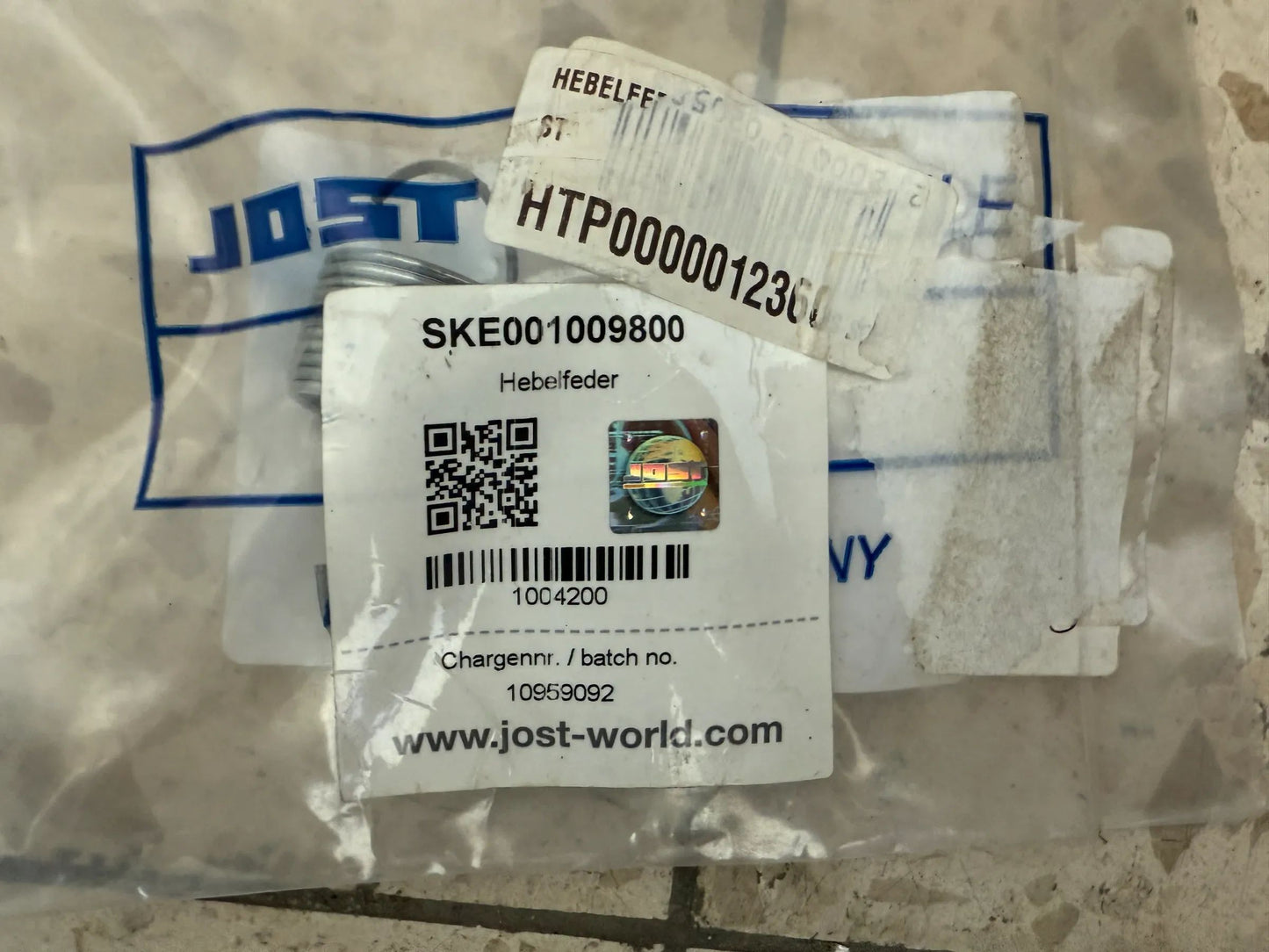 Original JOST-Werke HEBELFEDER SKE001009800 NEU
