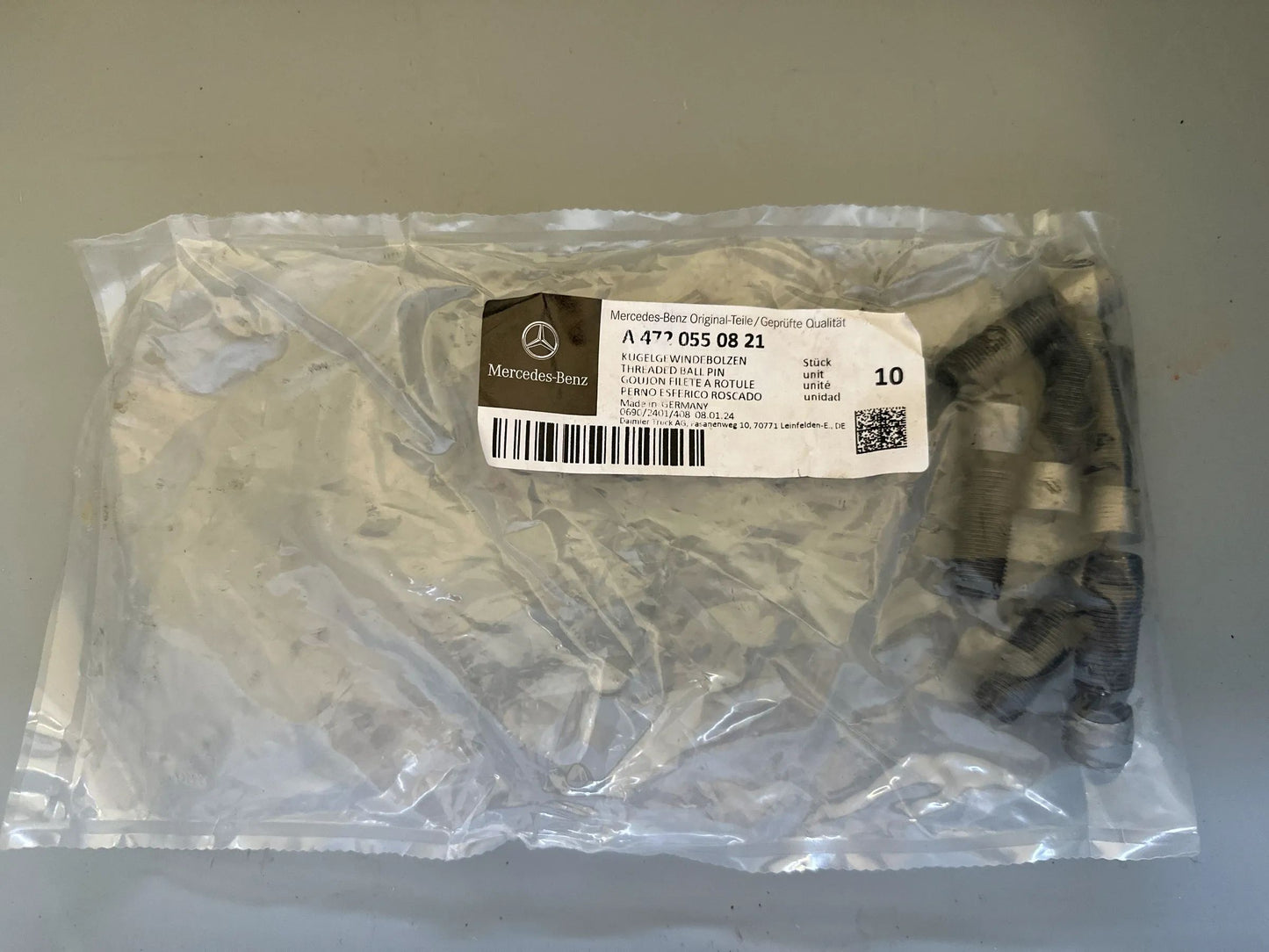 6 X Original Mercedes Benz Kugelgewindebolzen A4720550821 NEU