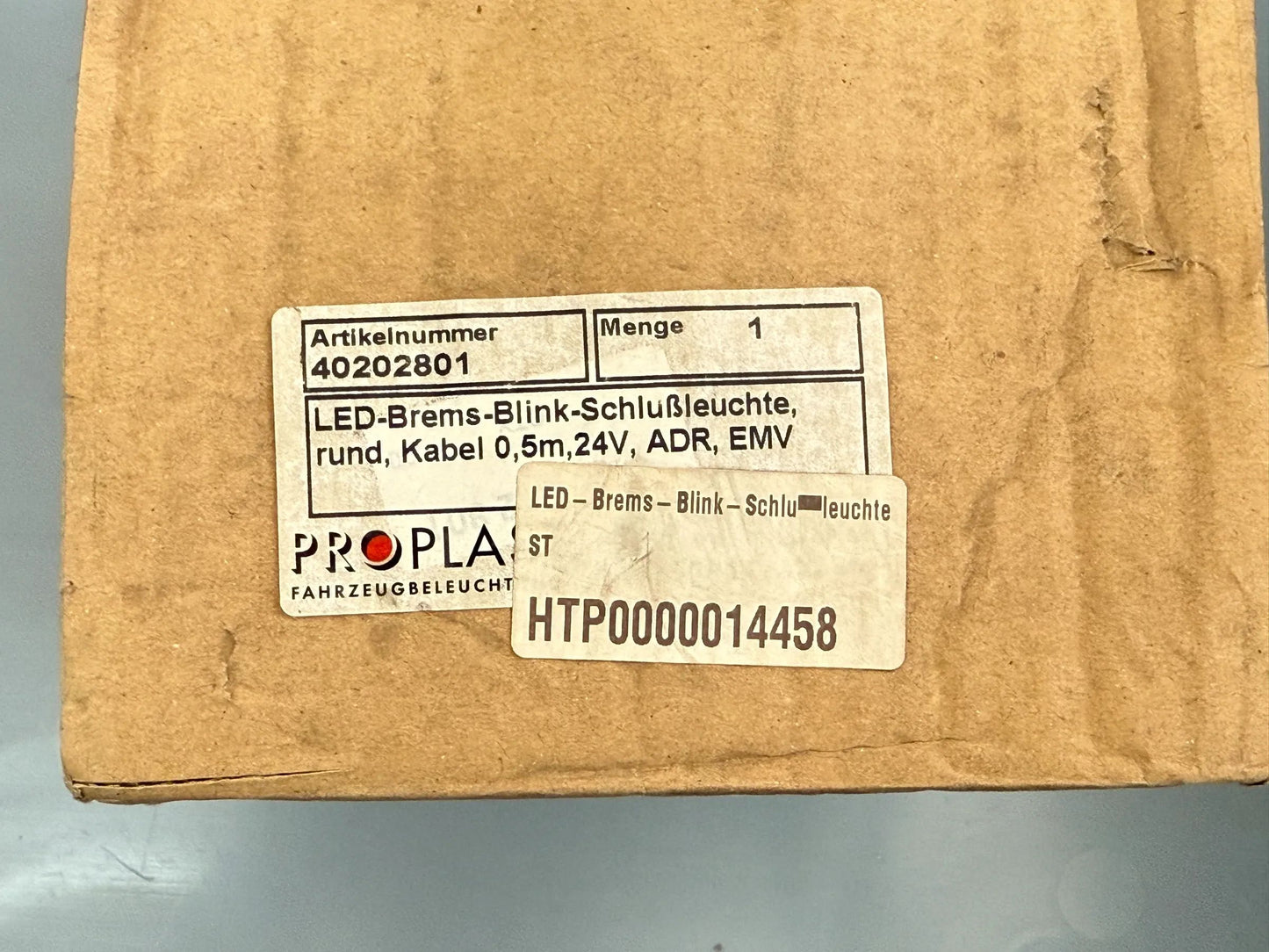 Original PROPLAST Fahrzeugbeleuchtung GmbH Heckleuchte 40202801 NEU