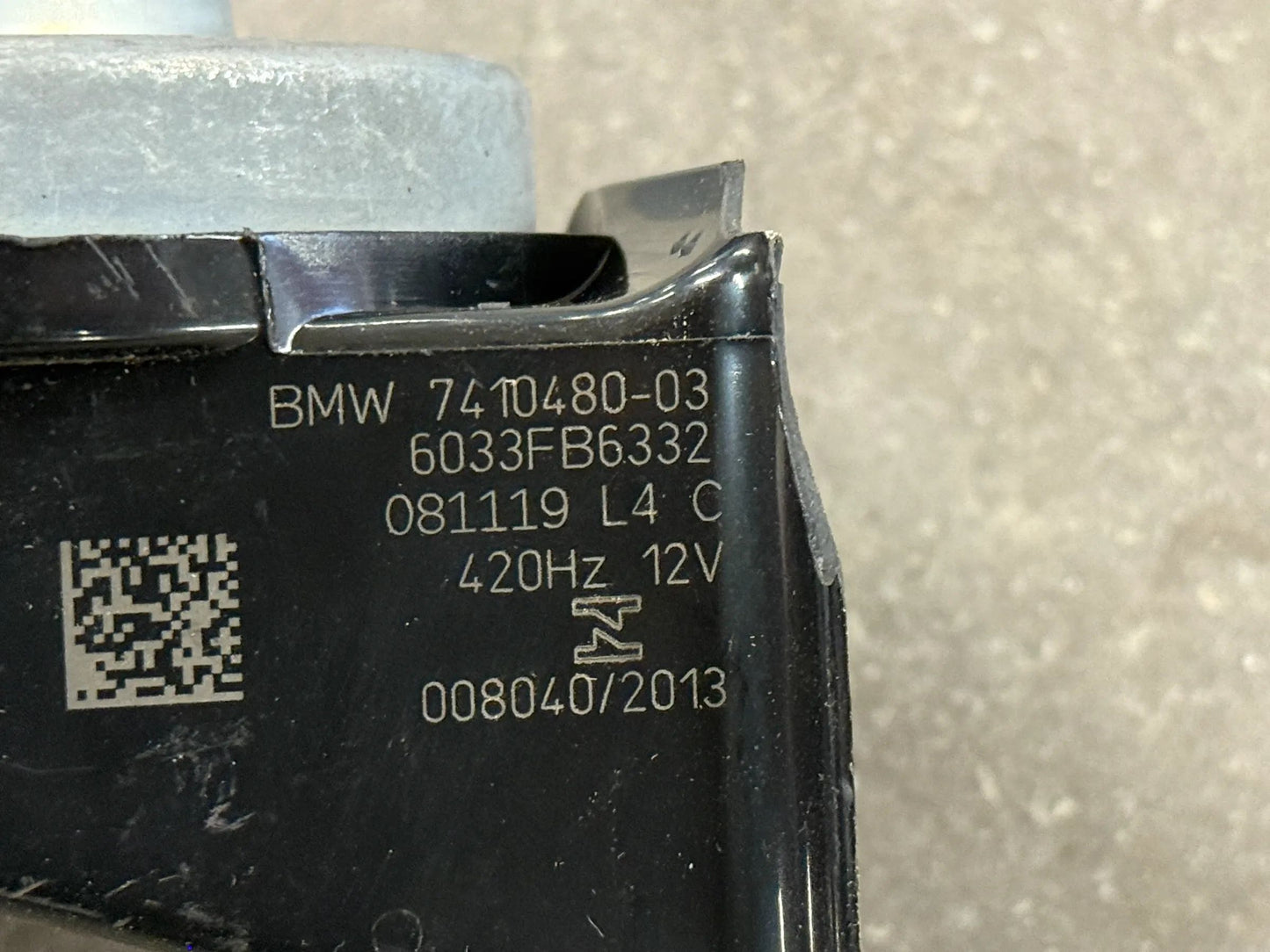 Original BMW I12 i15 i8 Hupe Fanfare Tiefton elektronisch 7410480 5A70162 NE
