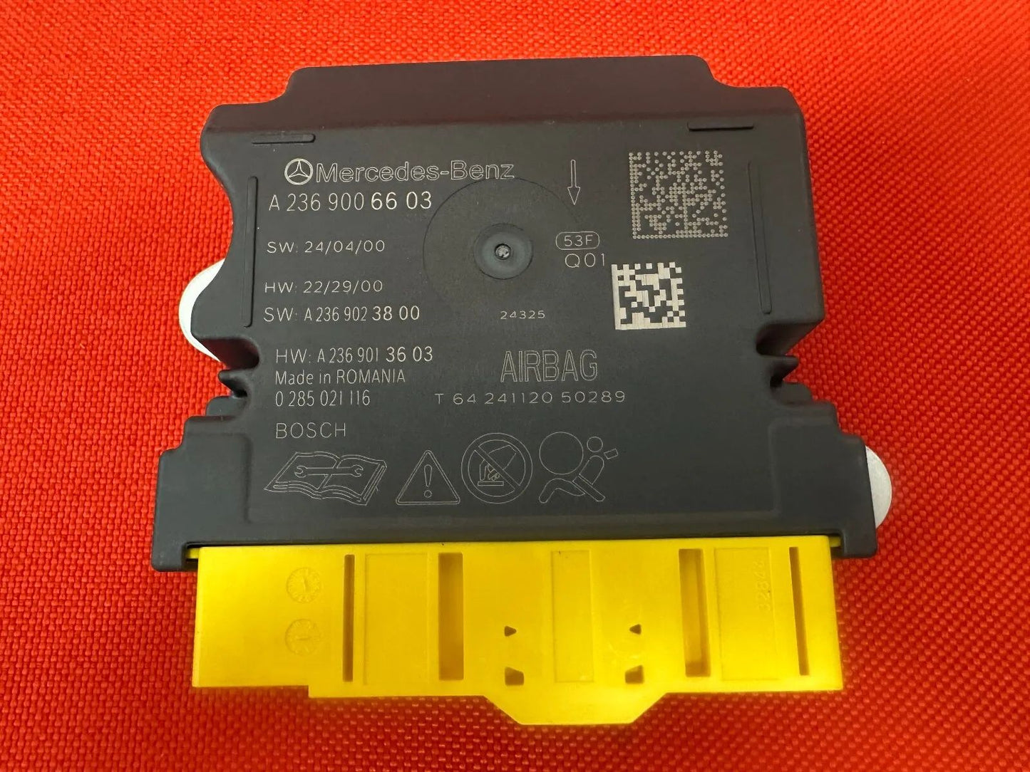 ORIGINAL MERCEDES BENZ W236 STEUERGERÄT AIRBAG MODUL A2369006603*A2369023800 NEU