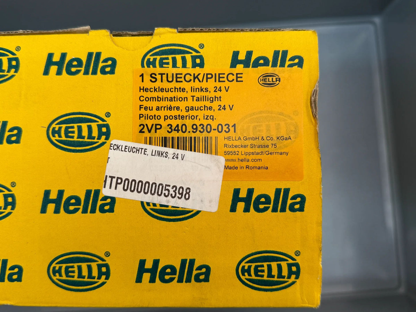 Original Hella Heckleuchte links 2VP 340 930-031 NEU