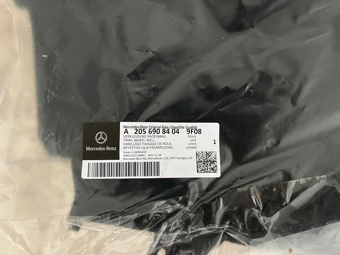Mercedes Benz C-Klasse W205 Kofferraum Verkleidung Links A2056908404 9F08 NEU
