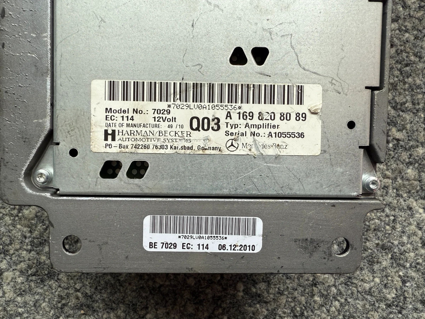 ORIGINAL Mercedes Benz Steuergerät Soundverstärker A1698208089 NEU