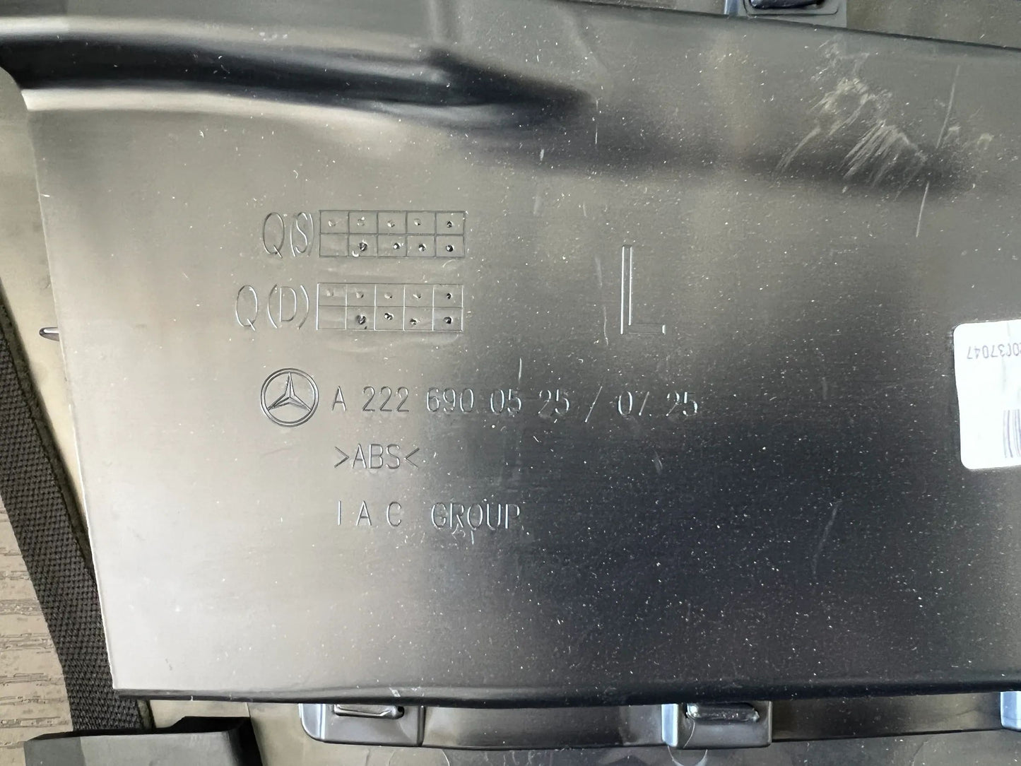 ORIGINAL MERCEDES-BENZ S-KLASSE W222 Verkleidung B-Säule links A2226900525 NEU