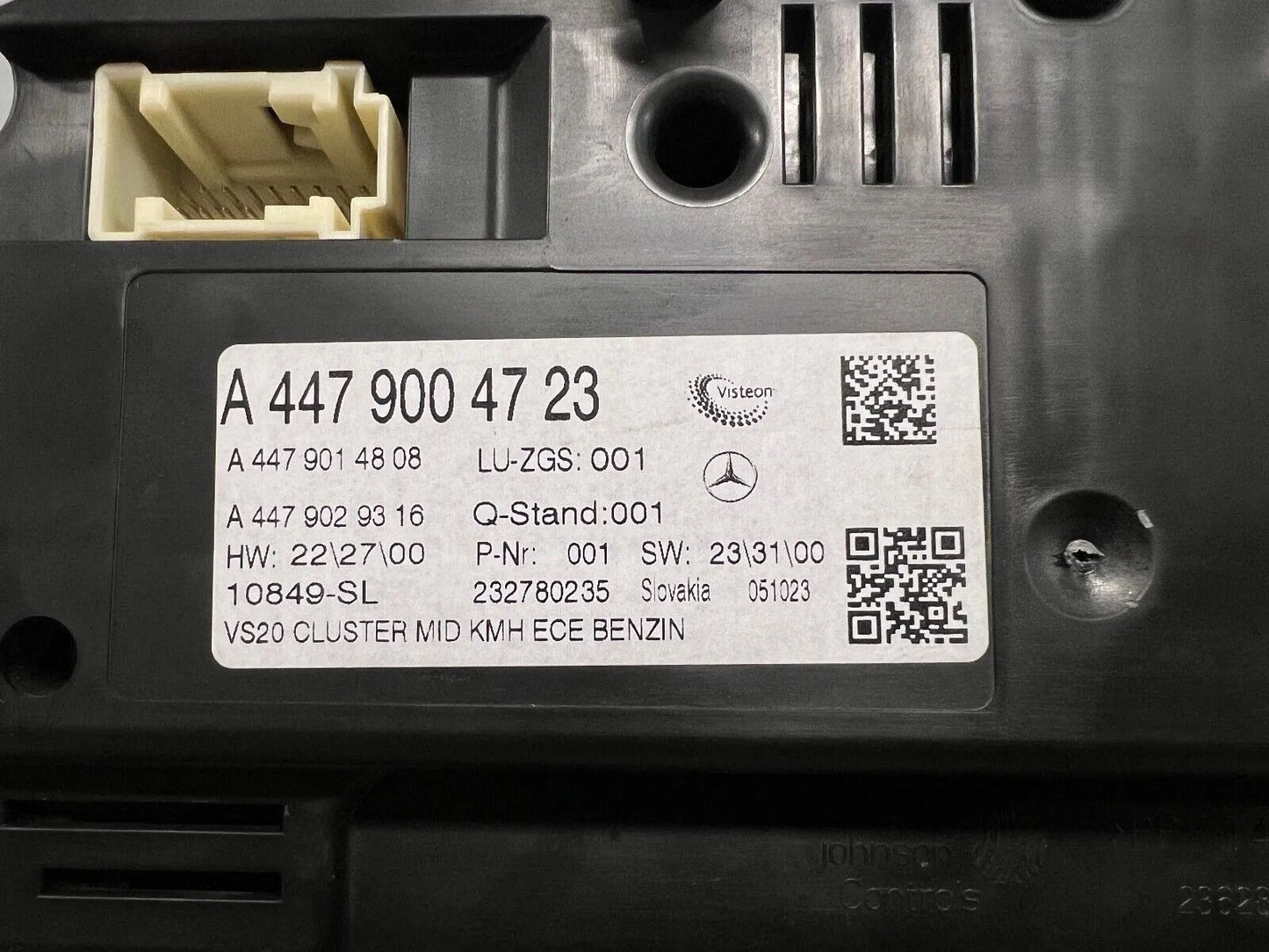 Mercedes Benz V-Klasse/Vito W447 Kombiinstrument / Tachograph A4479004723