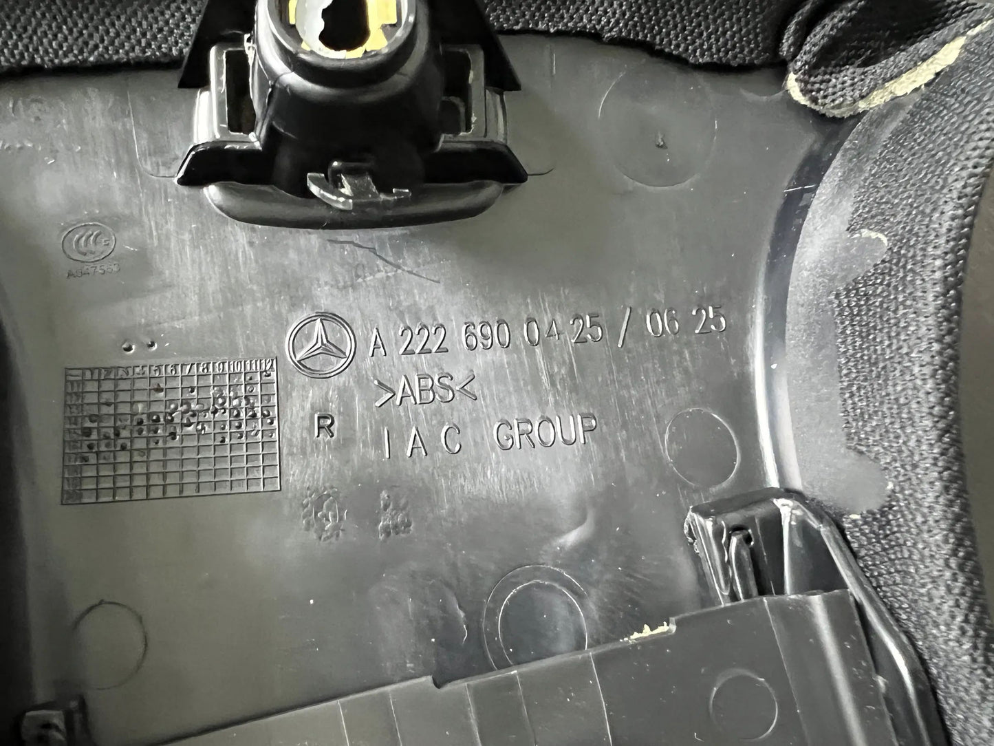 Mercedes Benz S-Klasse W222 B-Säule RECHTS Verkleidung schwarz A2226900425