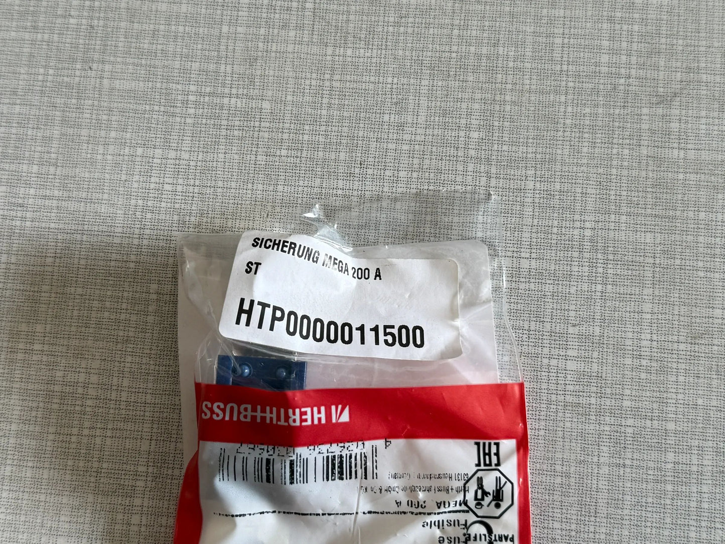 Original Herth+Buss Fahrzeugteile GmbH & Co. KG Sicherung 50295873 NEU
