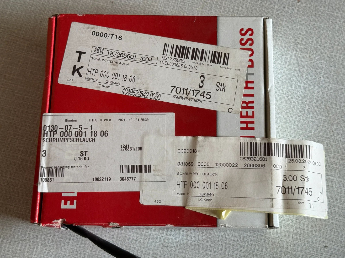 Original Herth+Buss Fahrzeugteile GmbH & Co. KG Schrumpfschlauch 5m 51273208