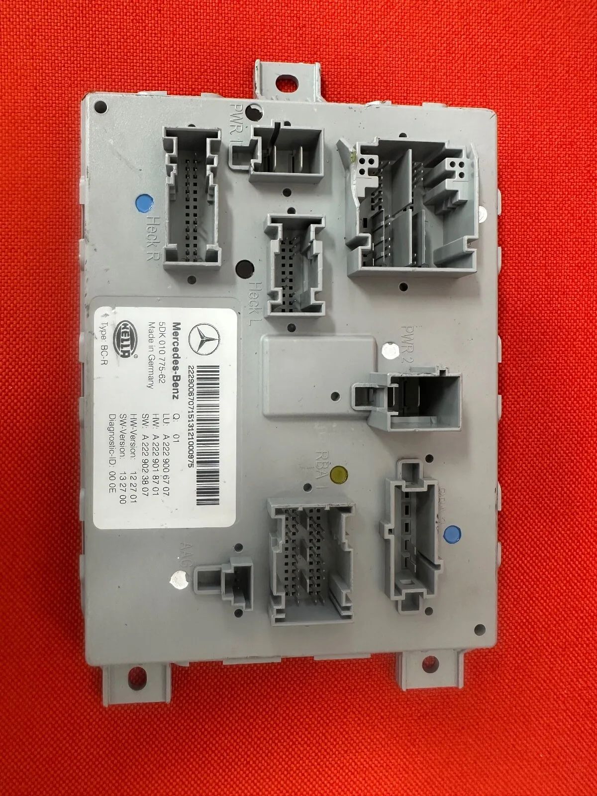 Original OE MERCEDES-BENZ Steuergerät SAM/SRB hinten A2229006707 NEU