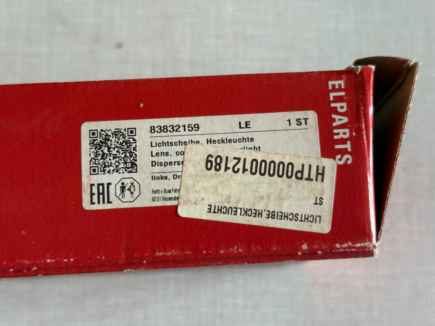 Original Herth+Buss Fahrzeugteile GmbH & Co. KG Rücklichtglas 83832159 NEU