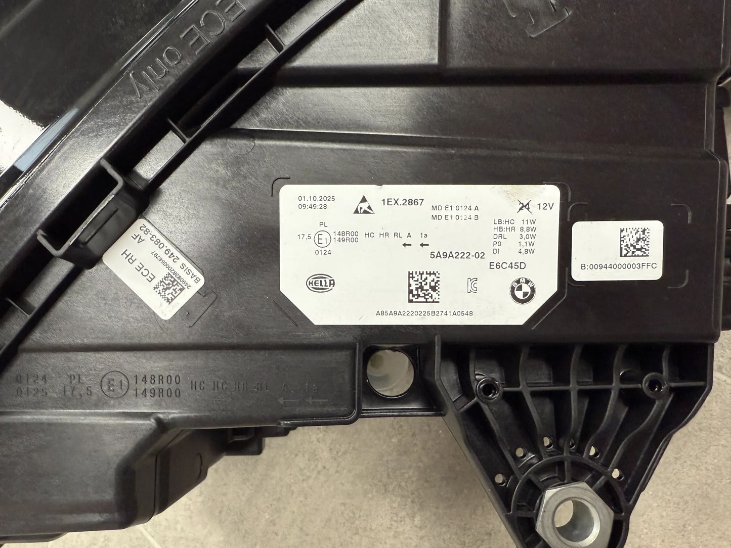 Original BMW X1 U11 LED-Scheinwerfer Rechts 5A9A222 NEU