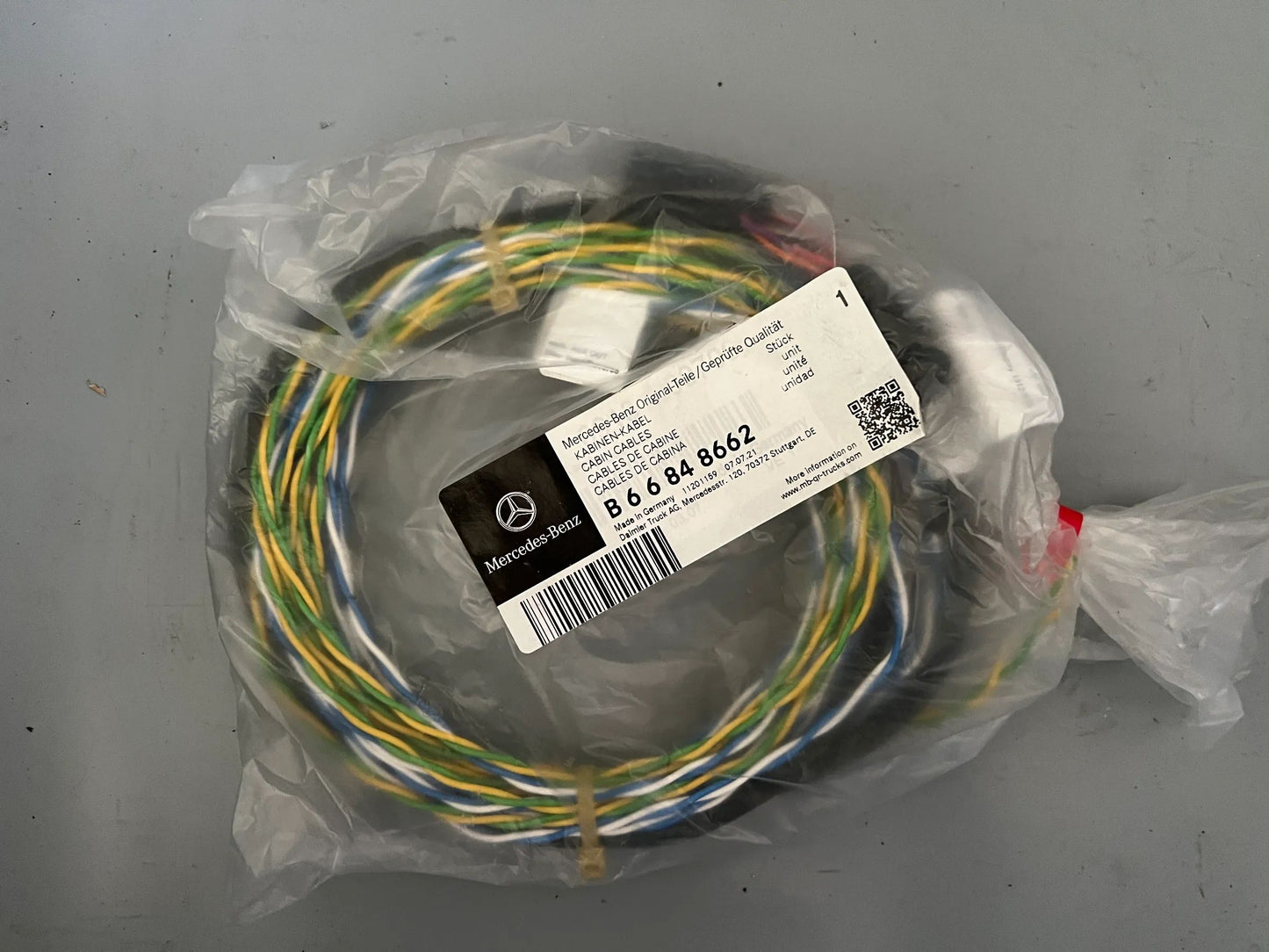 Original Mercedes-Benz Kabinen-Kabel B66848662 NEU
