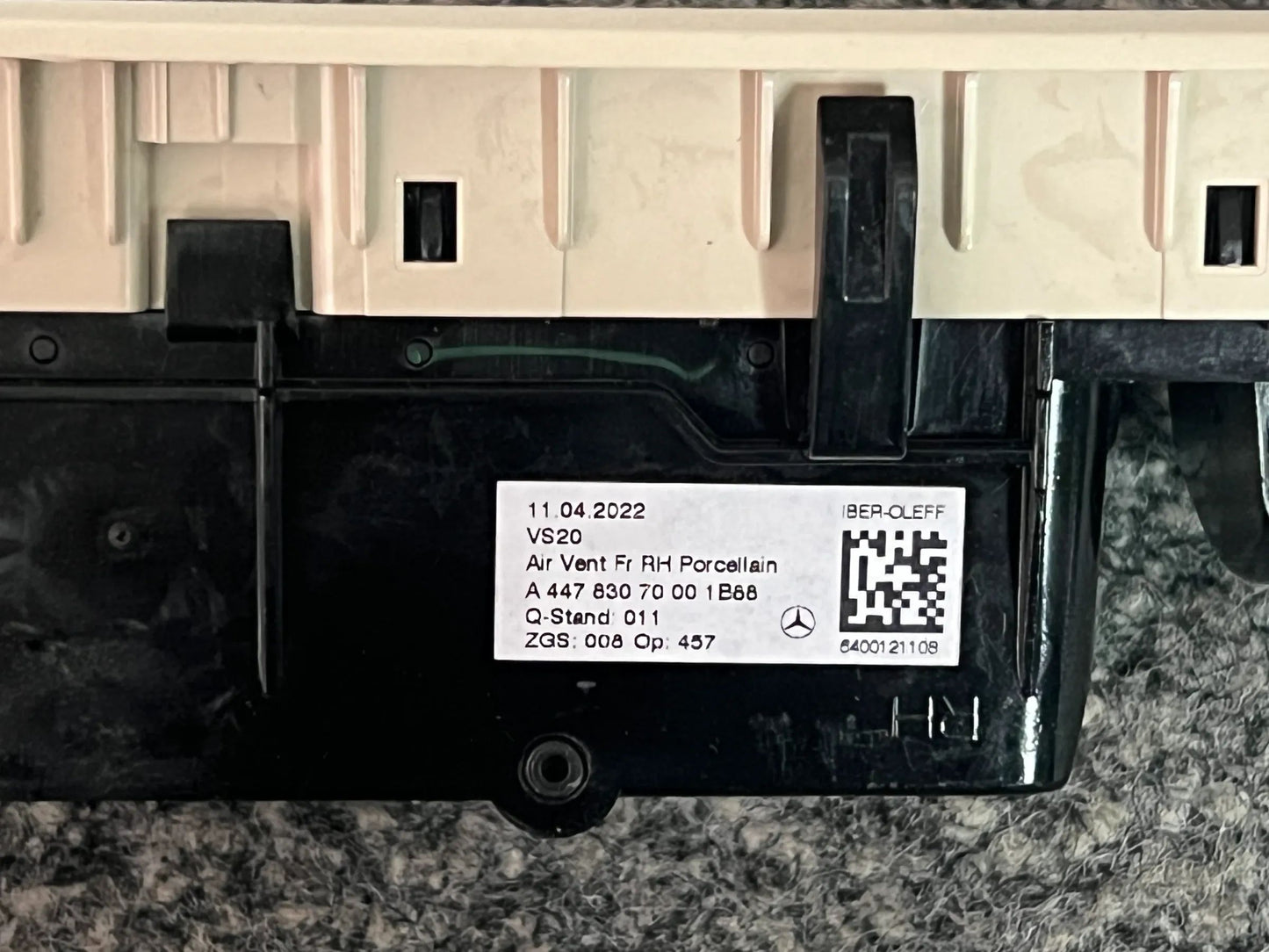 ORIGINAL Mercedes Benz V-Klasse W447 Belüftungsdüse A4478307000