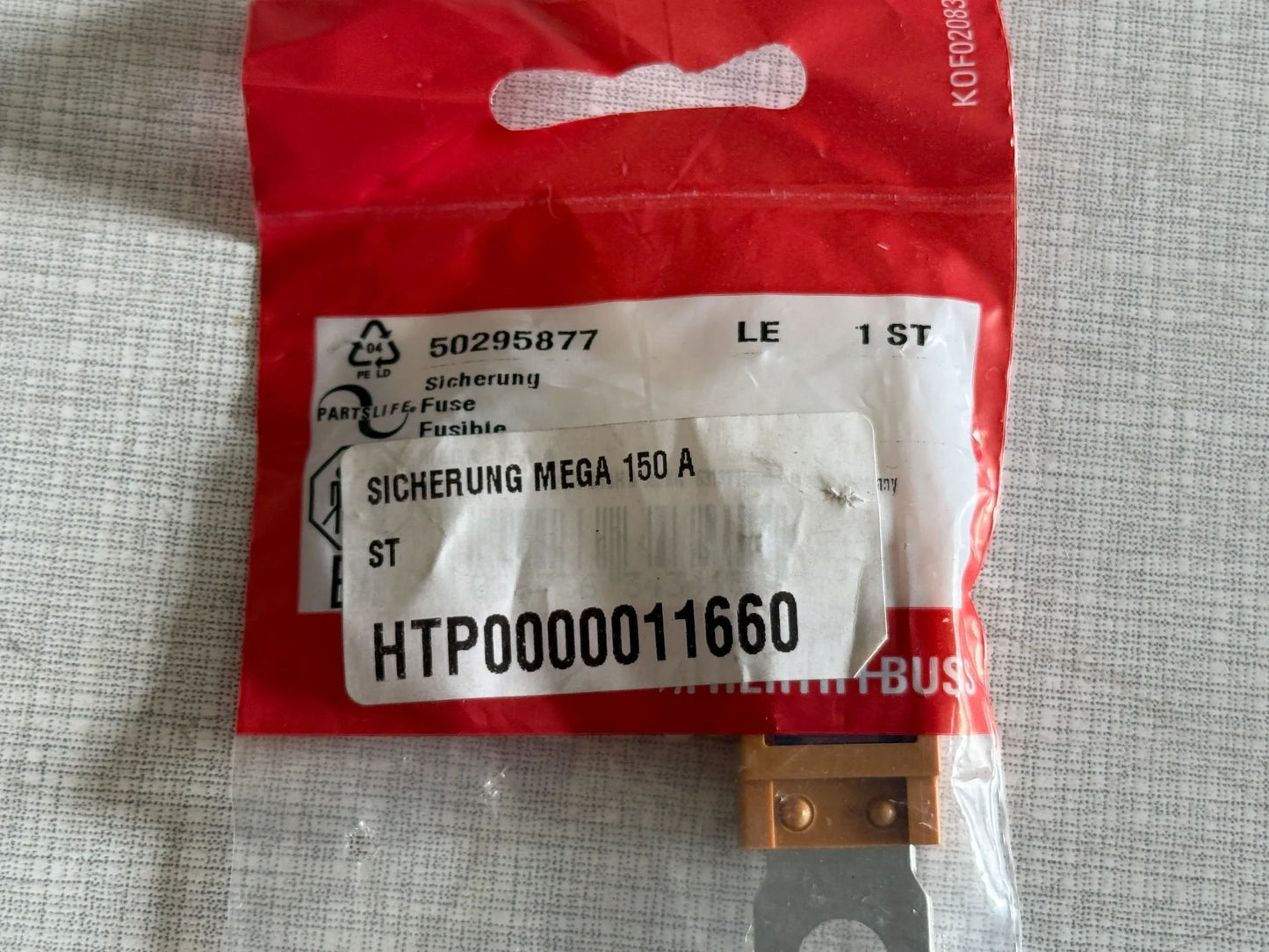 Original Herth+Buss Fahrzeugteile GmbH & Co. KG Sicherung 50295877 NEU