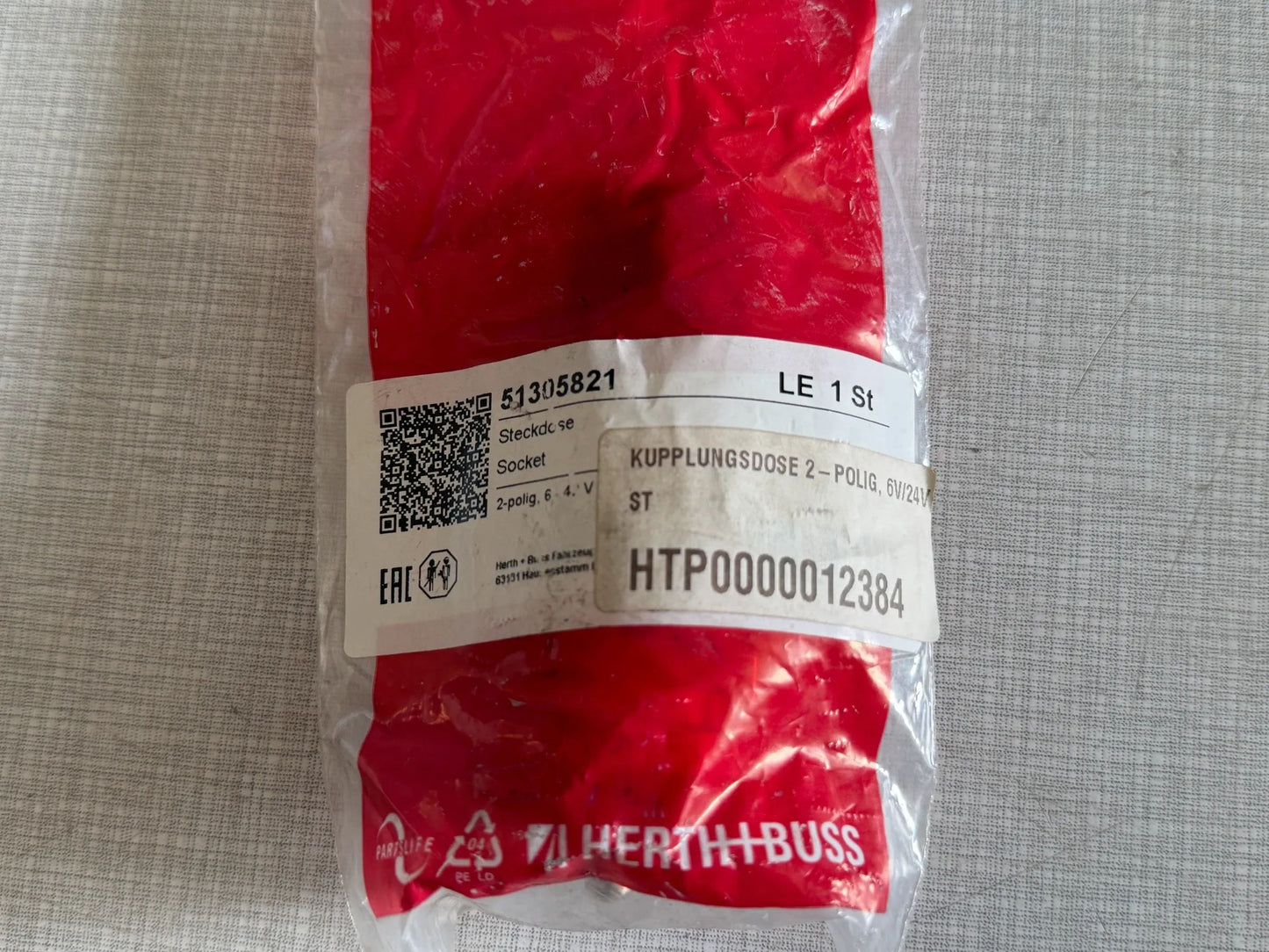 Original Herth+Buss Fahrzeugteile GmbH & Co. KG Steckdose 51305821 NEU