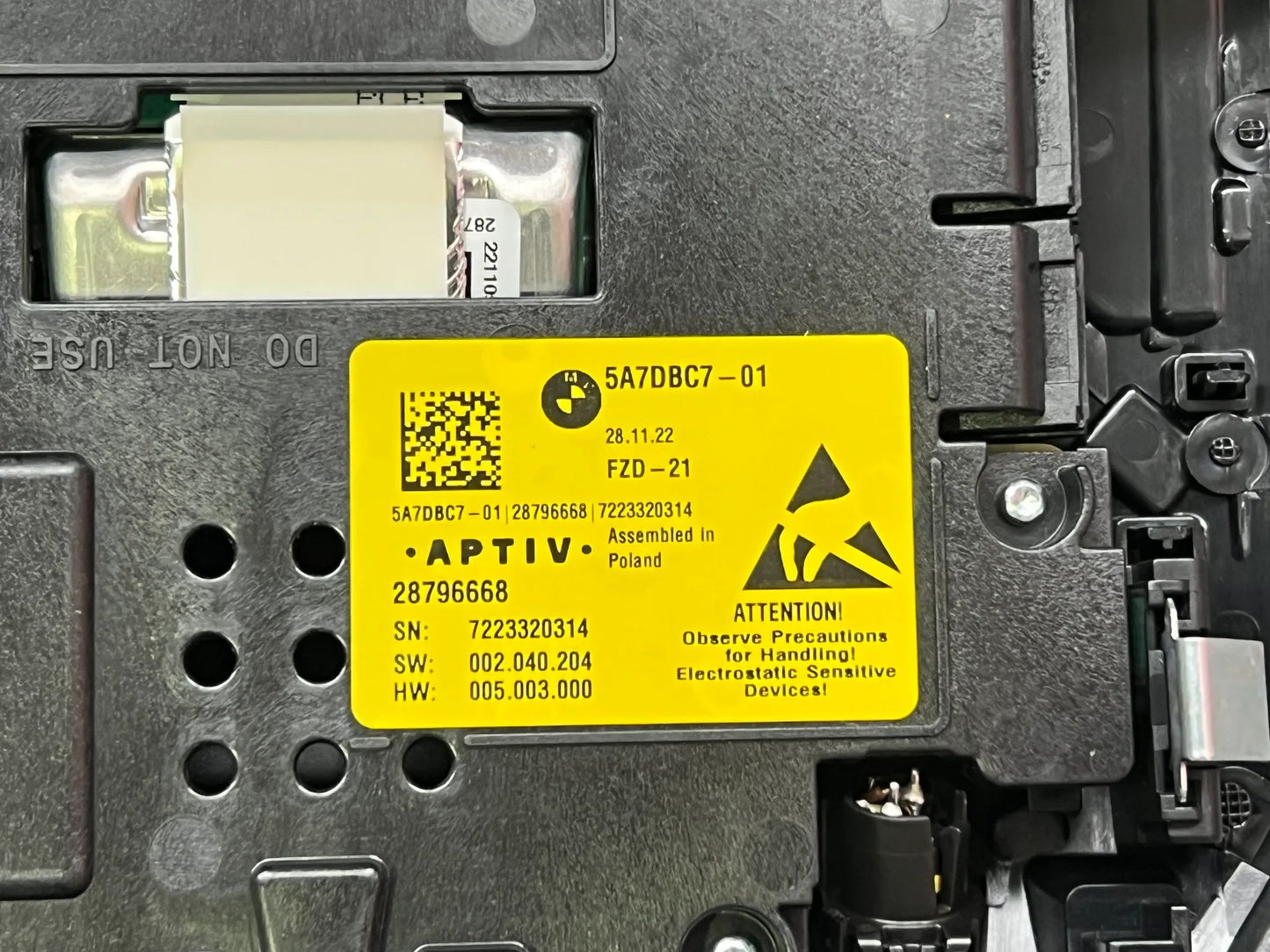 Original BMW Funktionszentrum Dach 5A7DBC7 NEU