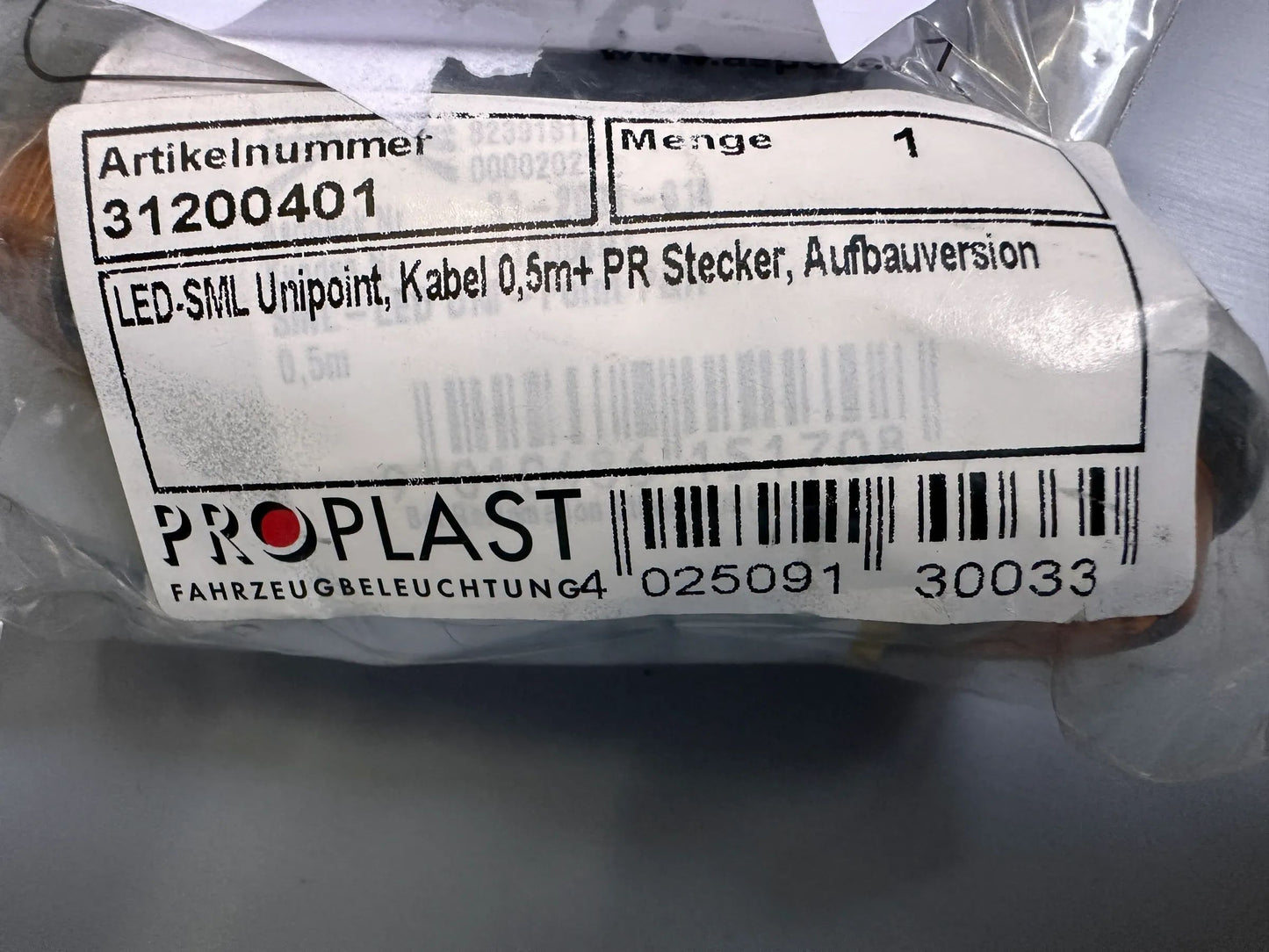 PROPLAST Fahrzeugbeleuchtung GmbH Lichtscheibe Positionsleuchte 31200401 NEU