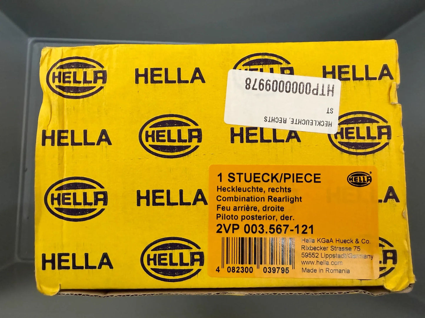 Original Hella Heckleuchte 2VP 003 567-121 NEU
