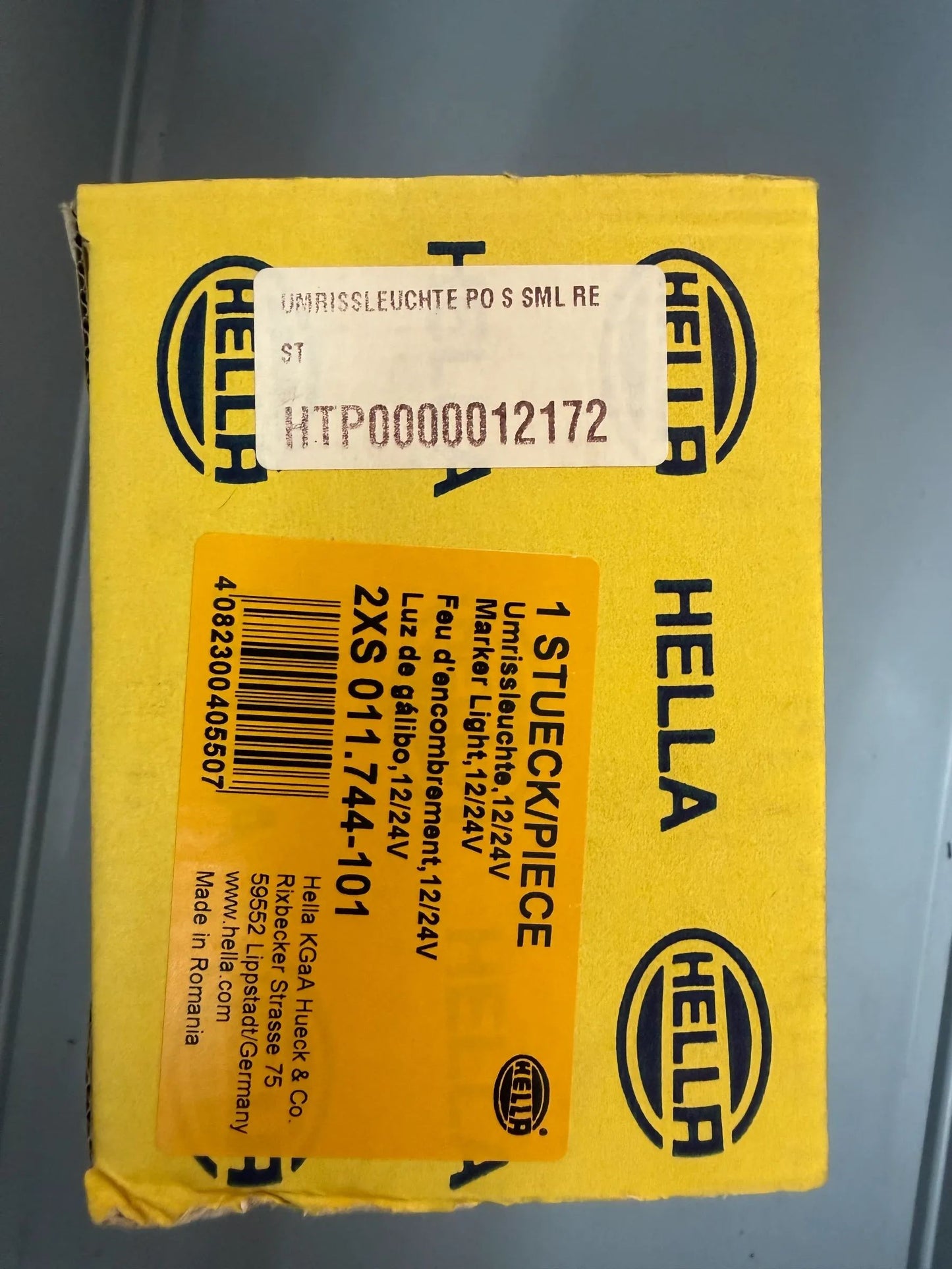 Original Hella Umrissleuchte 2XS 011 744-101 NEU