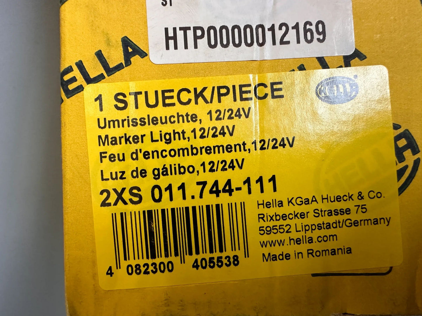 Original Hella Umrissleuchte 2XS 011 744-111 NEU