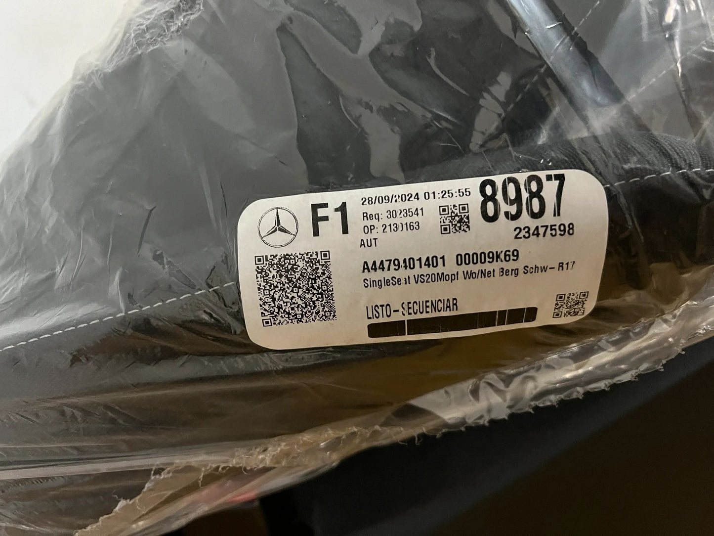 Original Mercedes Benz V-Klasse/Vito W447/W448 Einzelsitz Stoff A4479401401 NEU