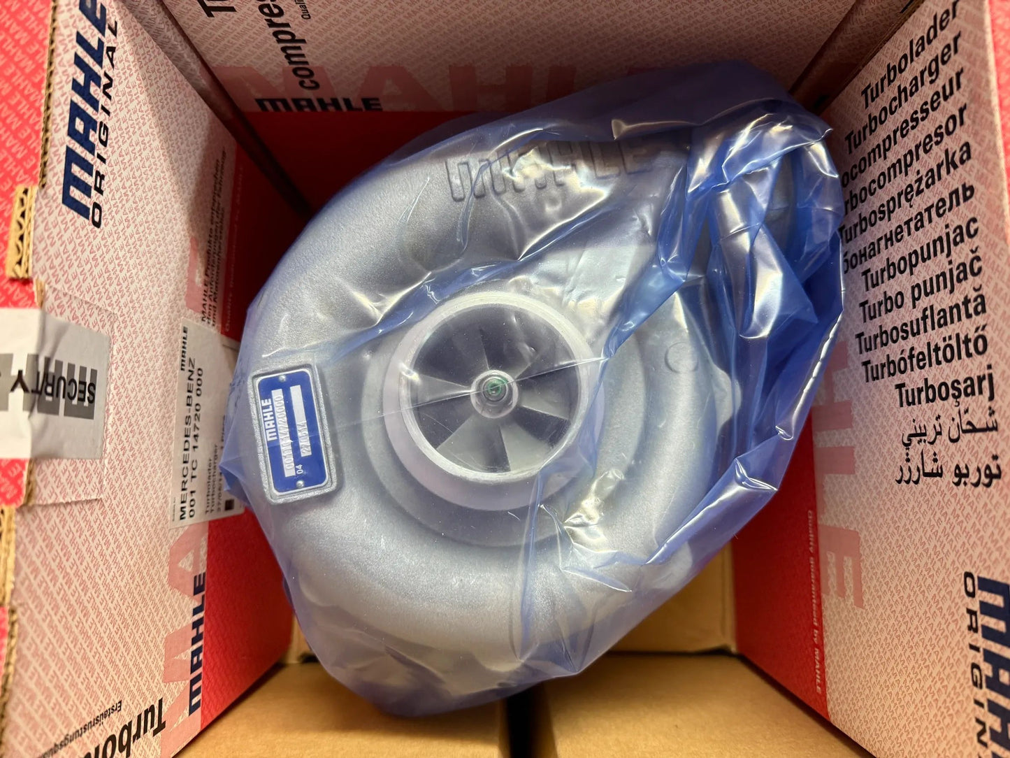 Original Mahle Mercedes Benz Turbolader 001TC14720000 NEU